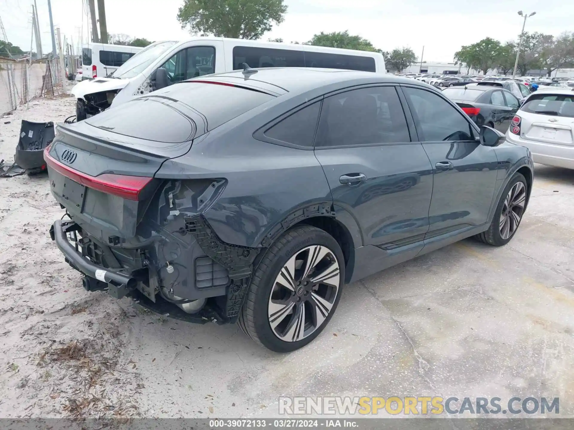 4 Photograph of a damaged car WA1DAAGE5RB013392 AUDI Q8 E-TRON 2024