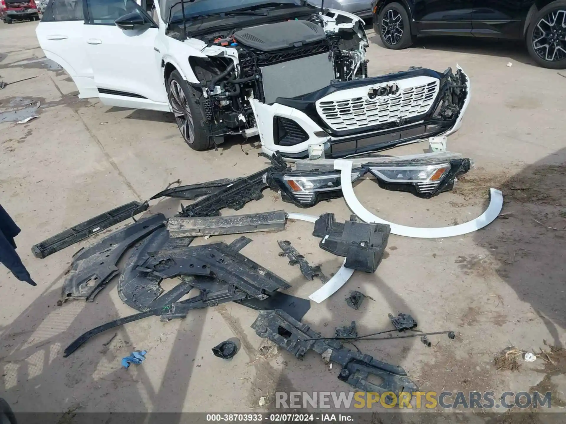 12 Photograph of a damaged car WA1DABGE2RB007345 AUDI Q8 E-TRON 2024