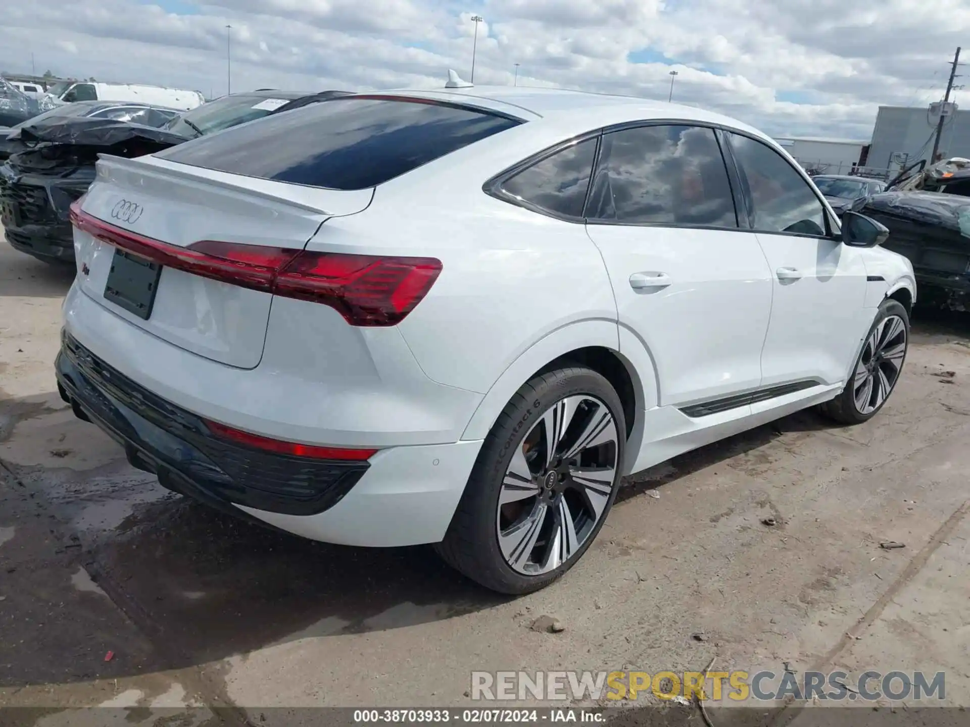 4 Photograph of a damaged car WA1DABGE2RB007345 AUDI Q8 E-TRON 2024