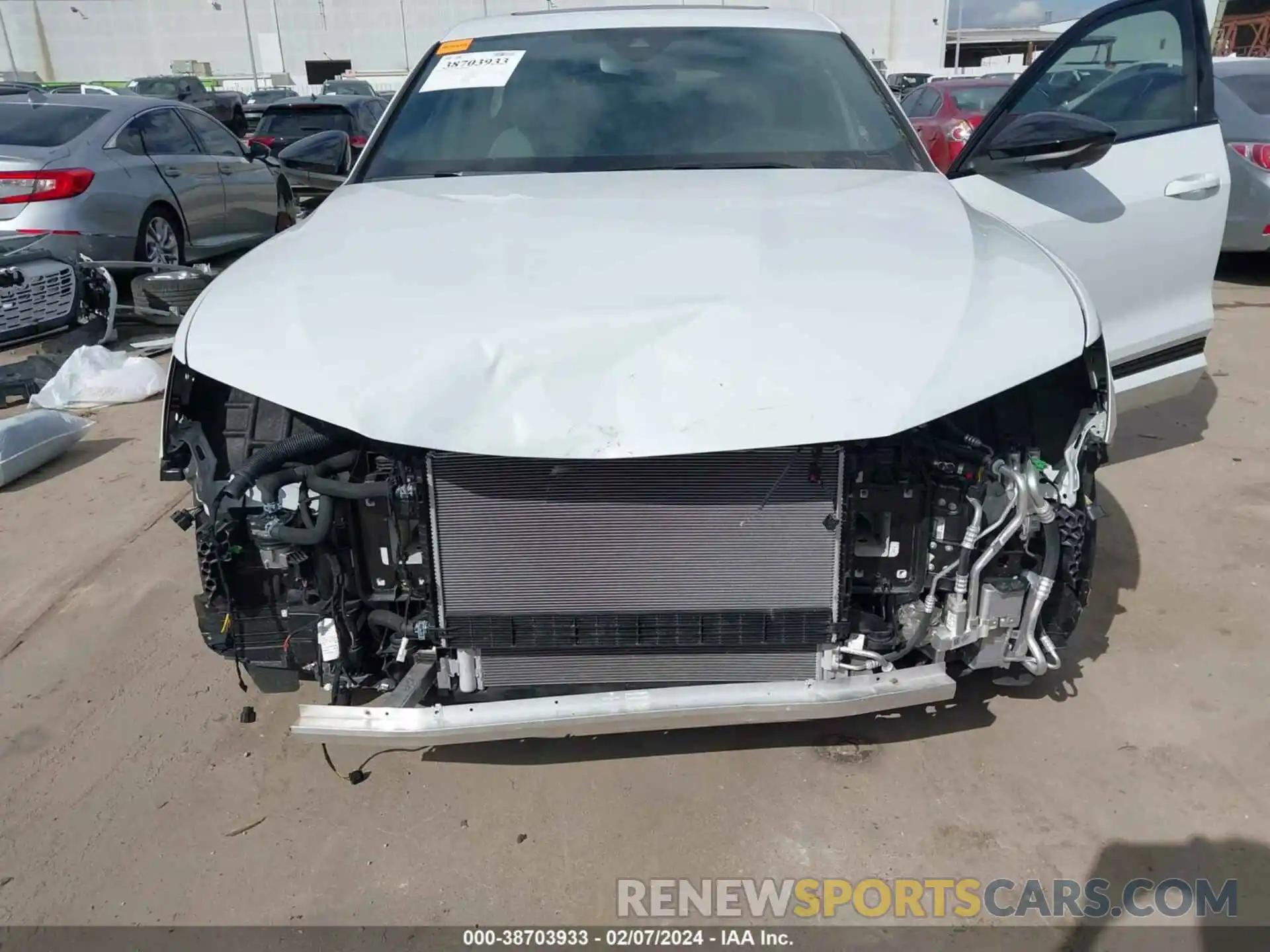 6 Photograph of a damaged car WA1DABGE2RB007345 AUDI Q8 E-TRON 2024