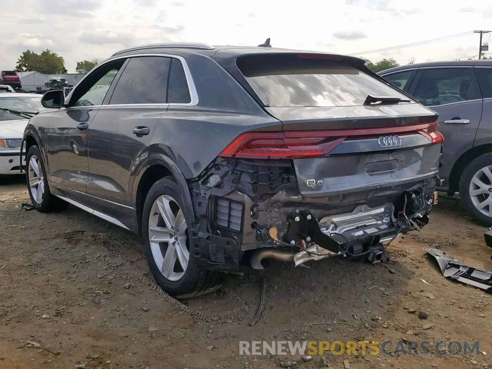 3 Фотография поврежденного автомобиля WA1AVAF10KD012280 AUDI Q8 PREMIUM 2019