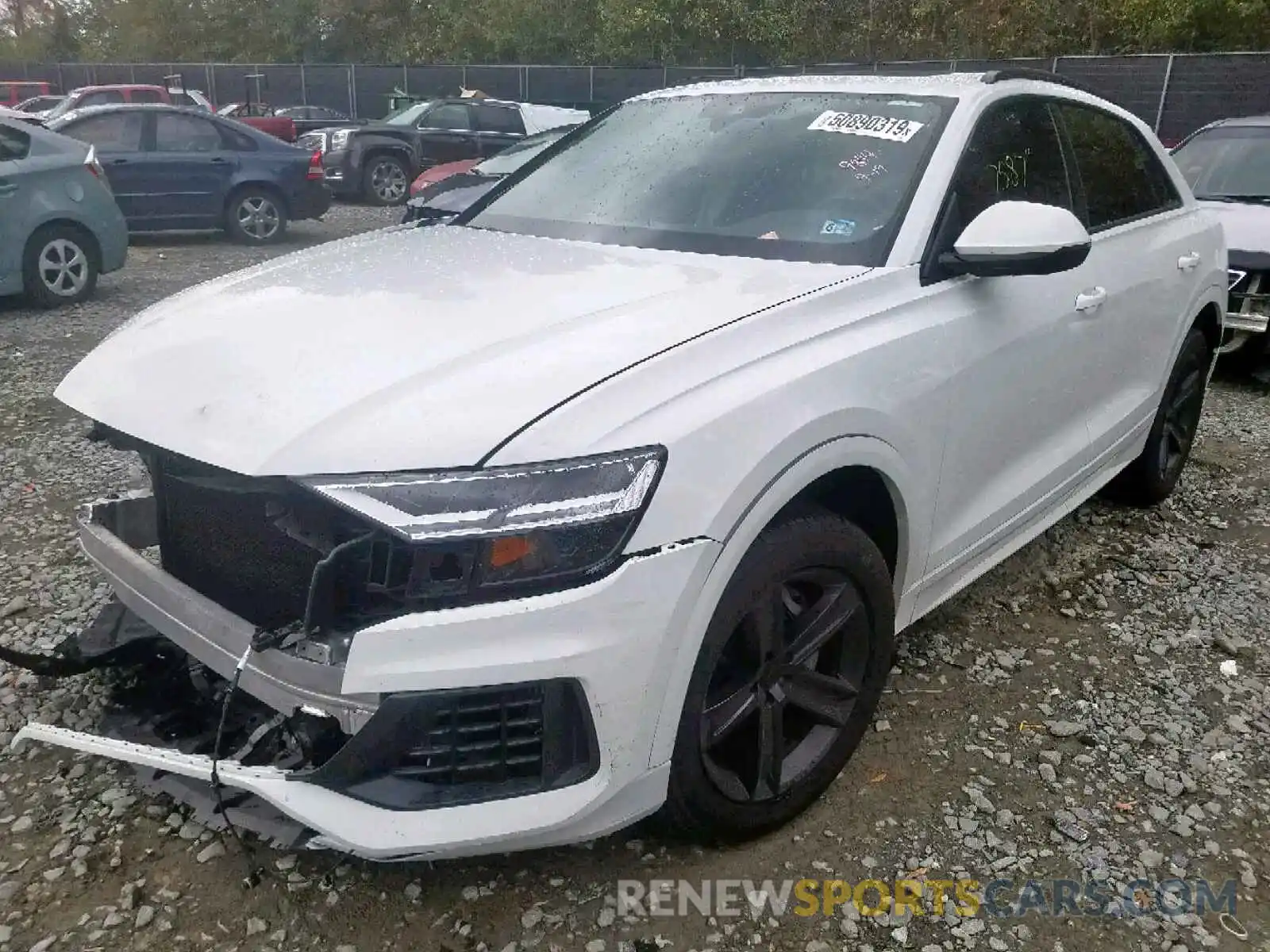 2 Фотография поврежденного автомобиля WA1AVAF10KD015146 AUDI Q8 PREMIUM 2019