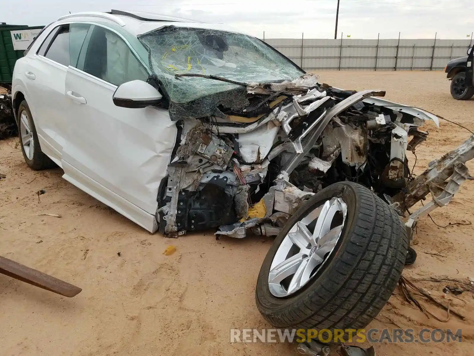 1 Photograph of a damaged car WA1AVAF11KD011400 AUDI Q8 PREMIUM 2019