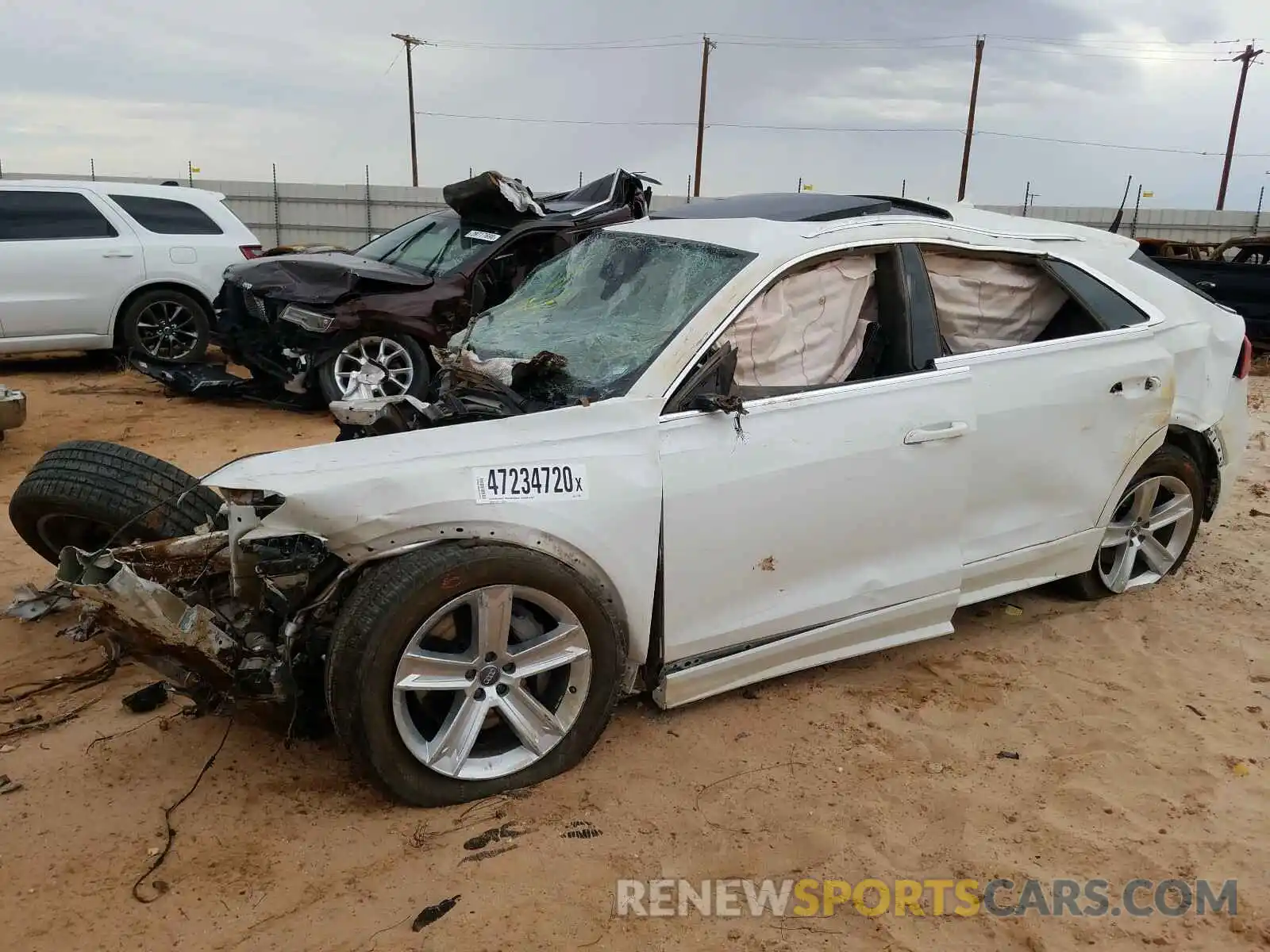 2 Photograph of a damaged car WA1AVAF11KD011400 AUDI Q8 PREMIUM 2019
