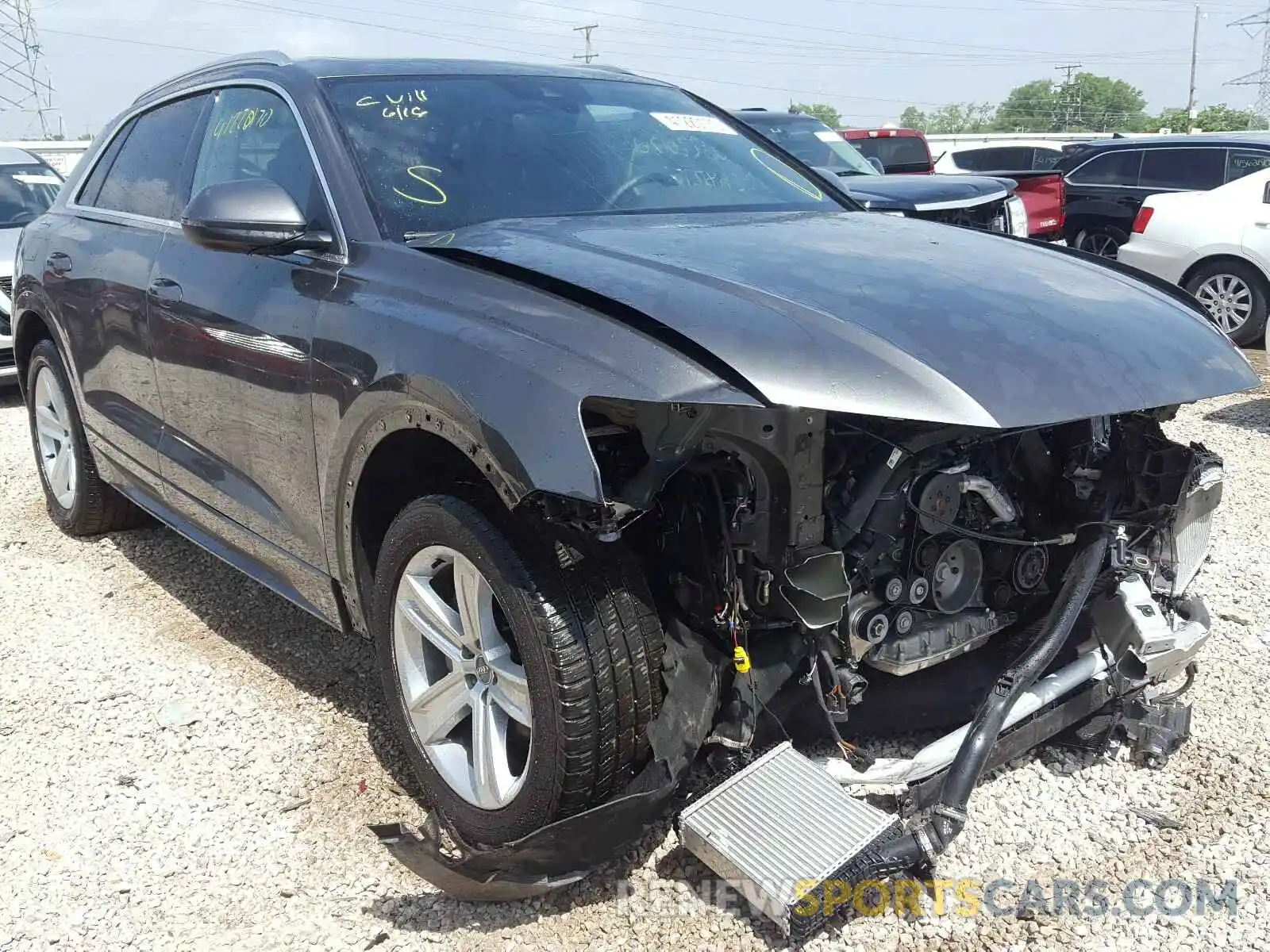 1 Photograph of a damaged car WA1AVAF13KD021278 AUDI Q8 PREMIUM 2019