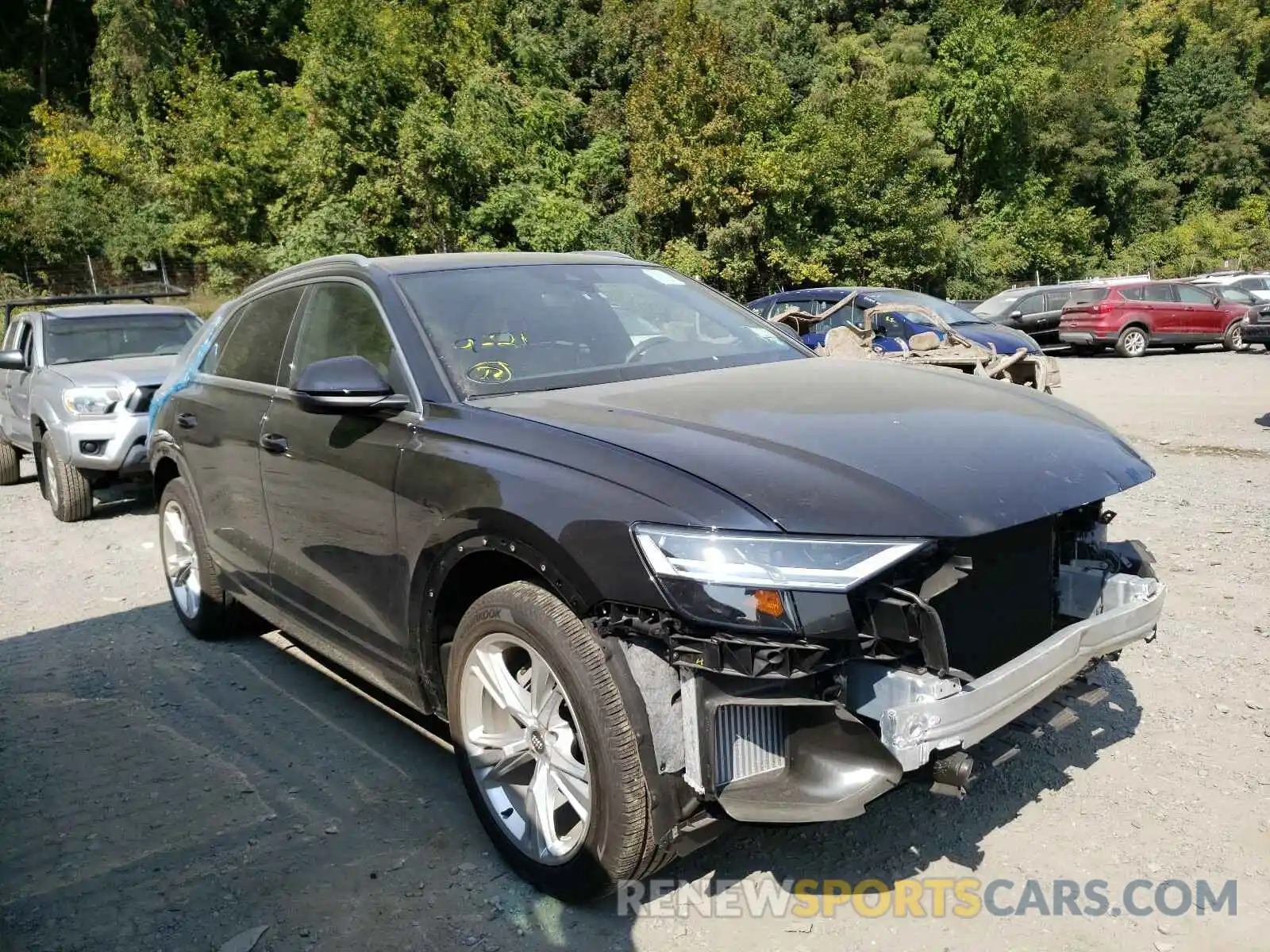 1 Photograph of a damaged car WA1AVAF1XKD028261 AUDI Q8 PREMIUM 2019