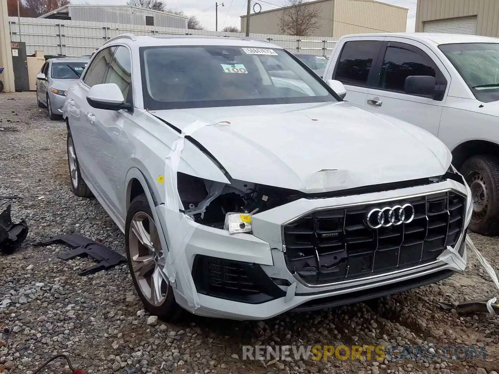 1 Фотография поврежденного автомобиля WA1BVAF10KD015796 AUDI Q8 PREMIUM 2019