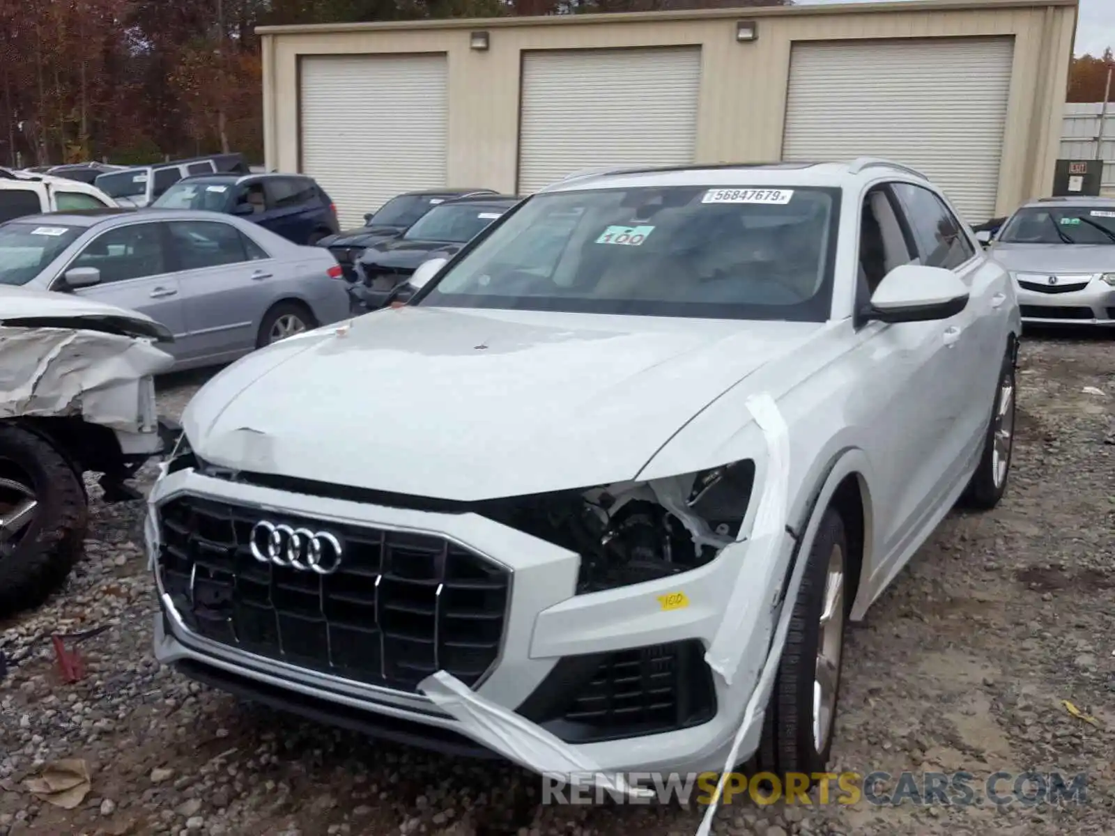 2 Фотография поврежденного автомобиля WA1BVAF10KD015796 AUDI Q8 PREMIUM 2019