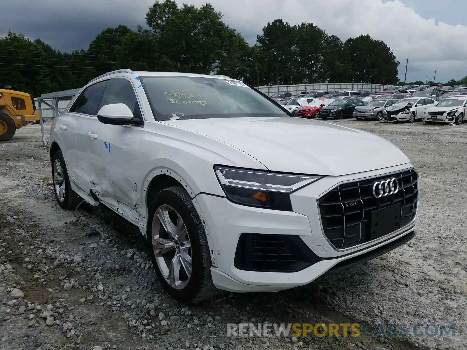 1 Фотография поврежденного автомобиля WA1BVAF12KD016285 AUDI Q8 PREMIUM 2019