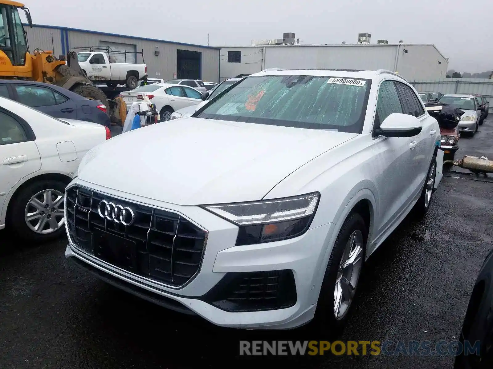 2 Фотография поврежденного автомобиля WA1BVAF15KD013039 AUDI Q8 PREMIUM 2019