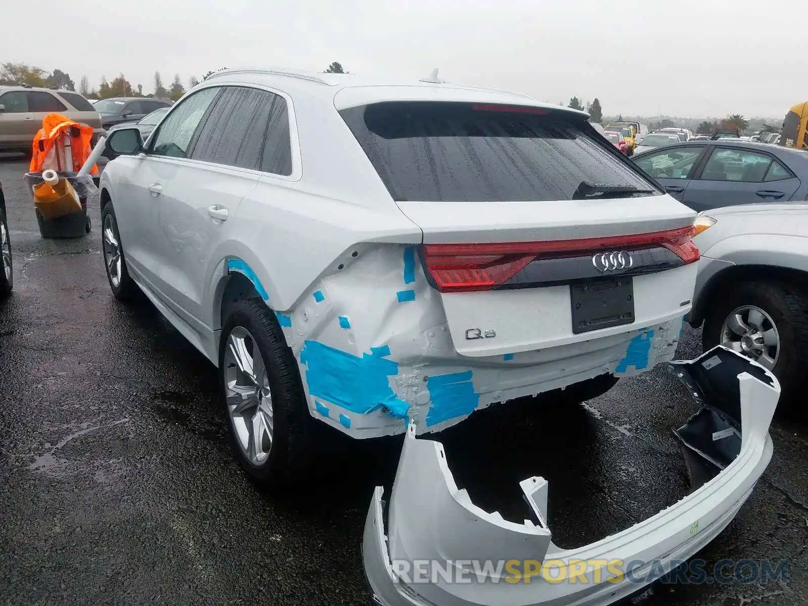 3 Фотография поврежденного автомобиля WA1BVAF15KD013039 AUDI Q8 PREMIUM 2019