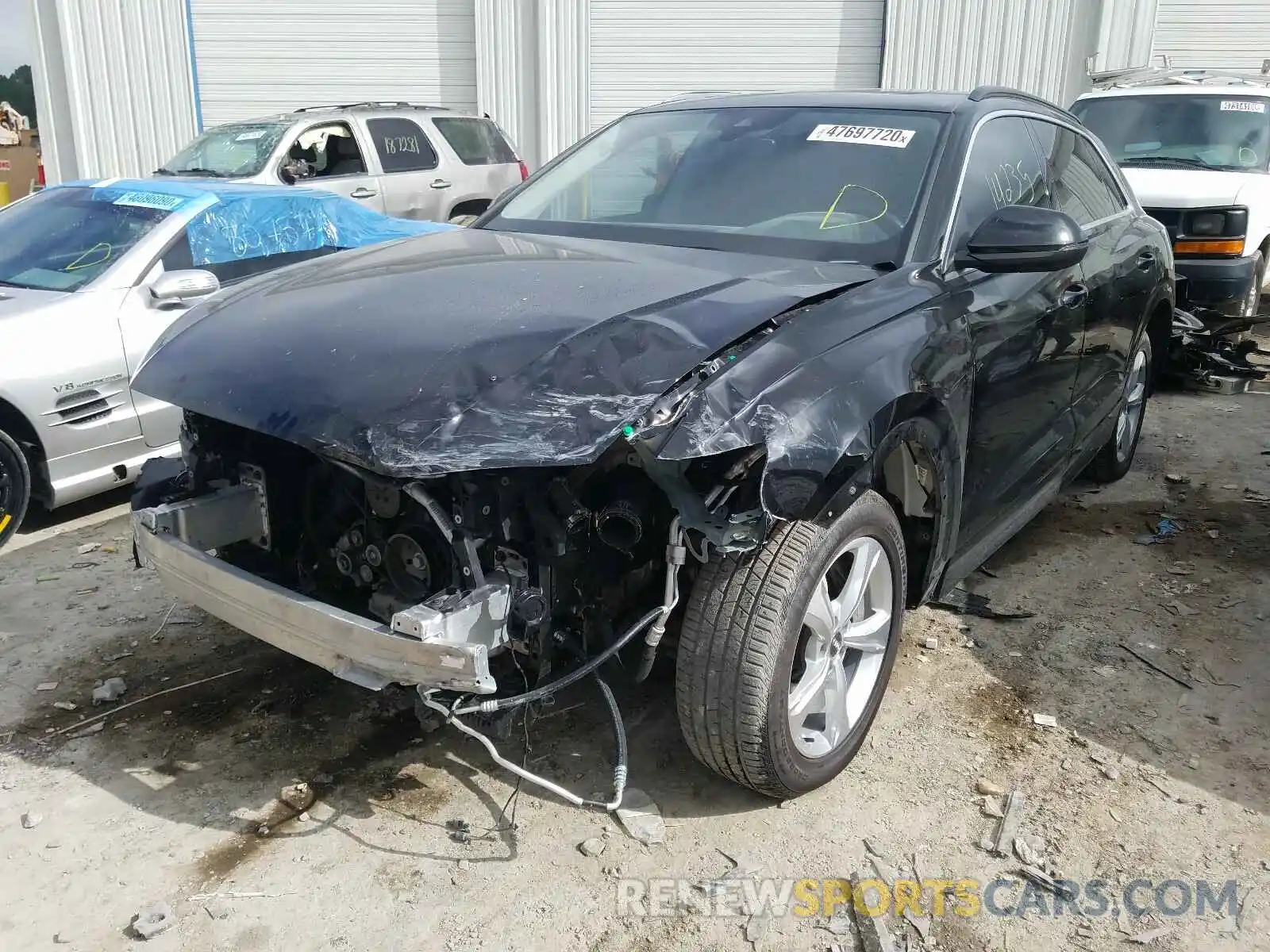 2 Photograph of a damaged car WA1BVAF15KD015311 AUDI Q8 PREMIUM 2019