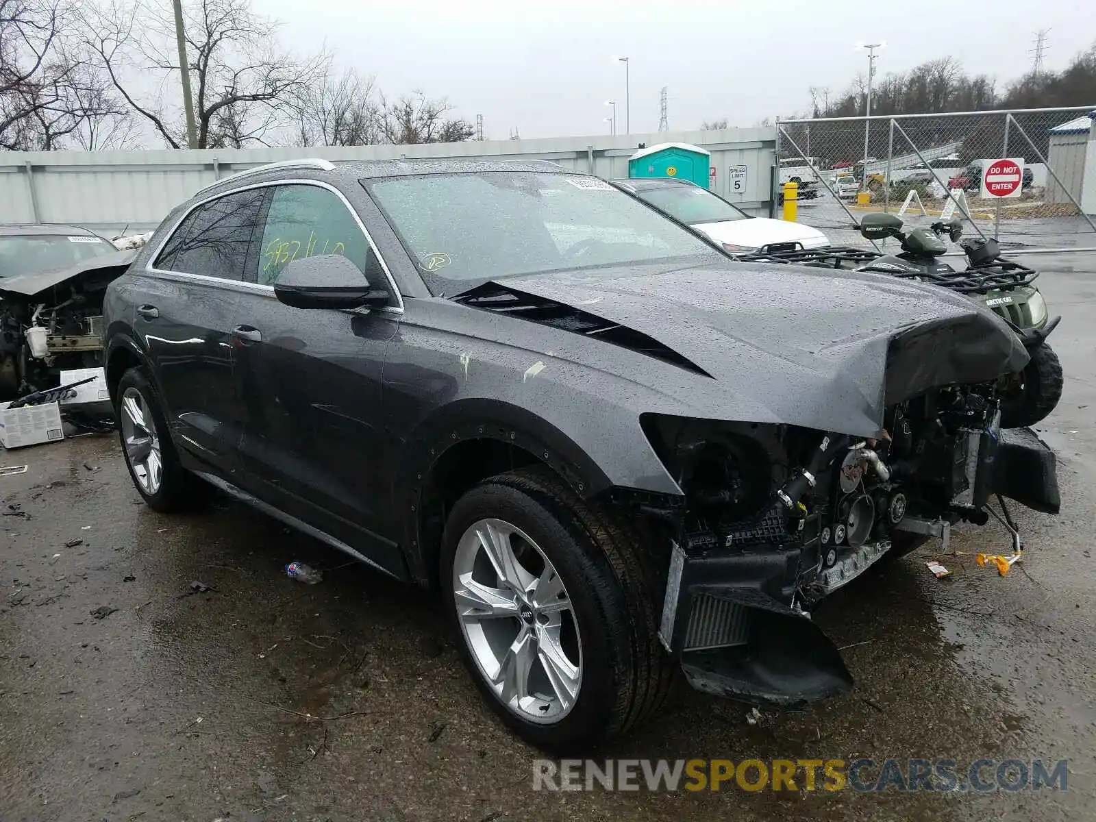 1 Photograph of a damaged car WA1BVAF15KD039723 AUDI Q8 PREMIUM 2019