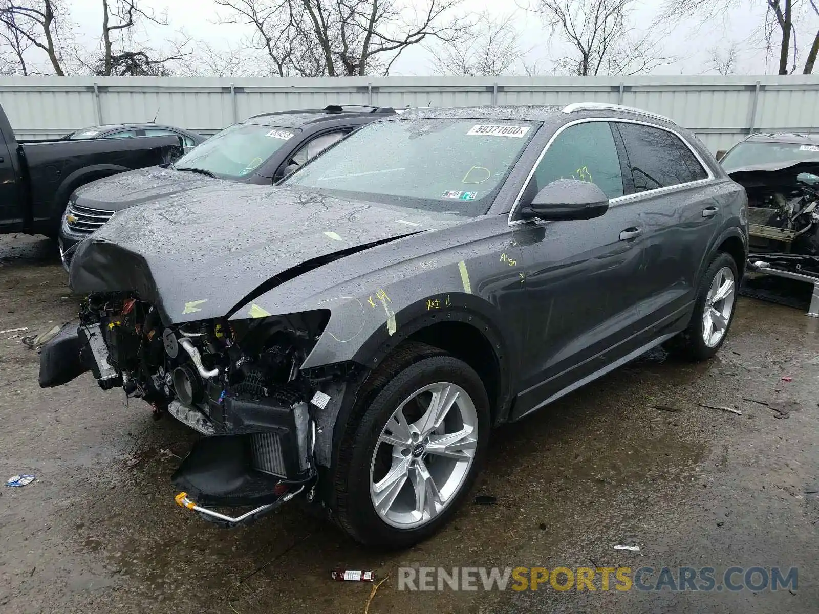 2 Photograph of a damaged car WA1BVAF15KD039723 AUDI Q8 PREMIUM 2019