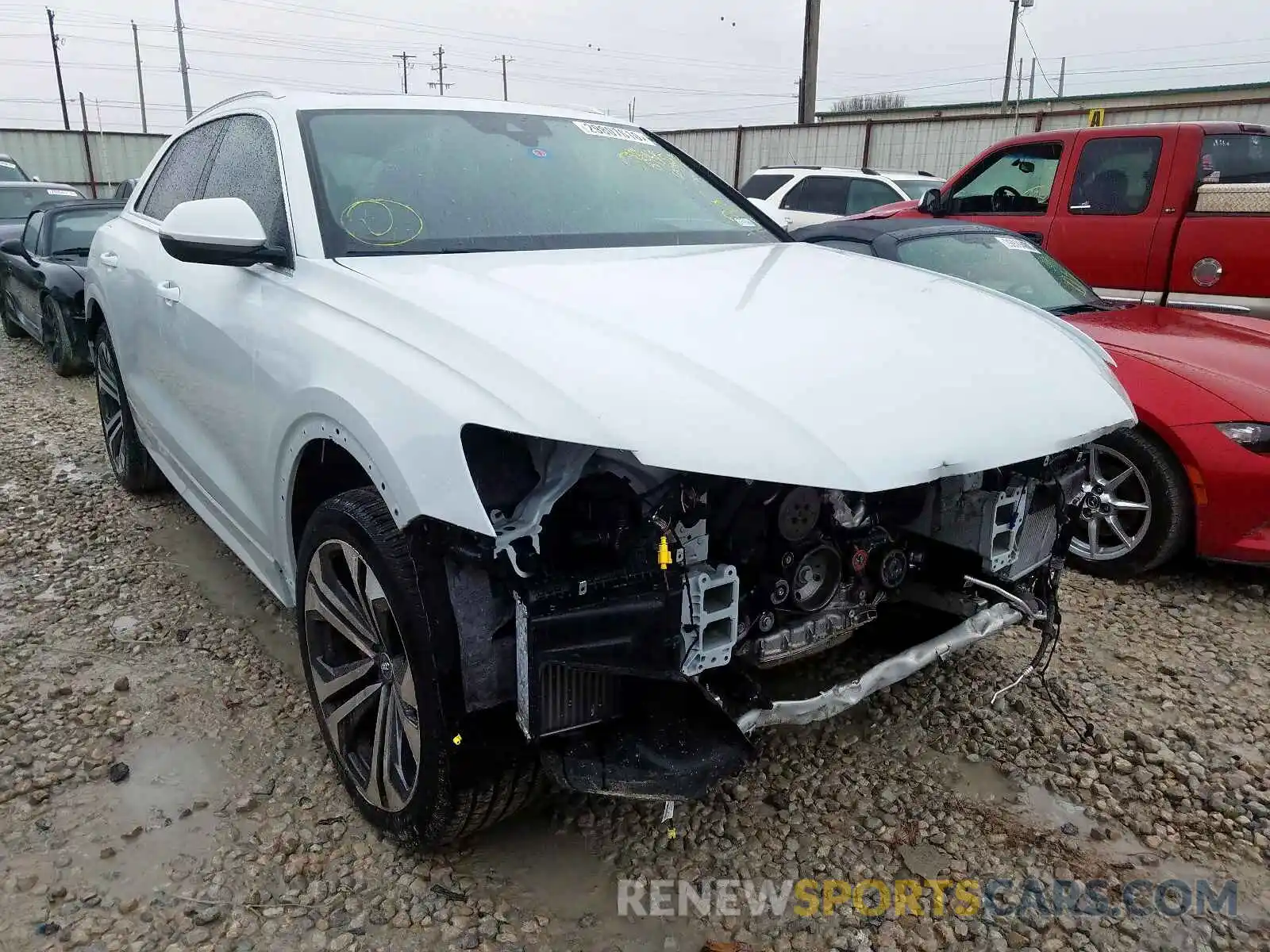 1 Photograph of a damaged car WA1BVAF18KD041157 AUDI Q8 PREMIUM 2019