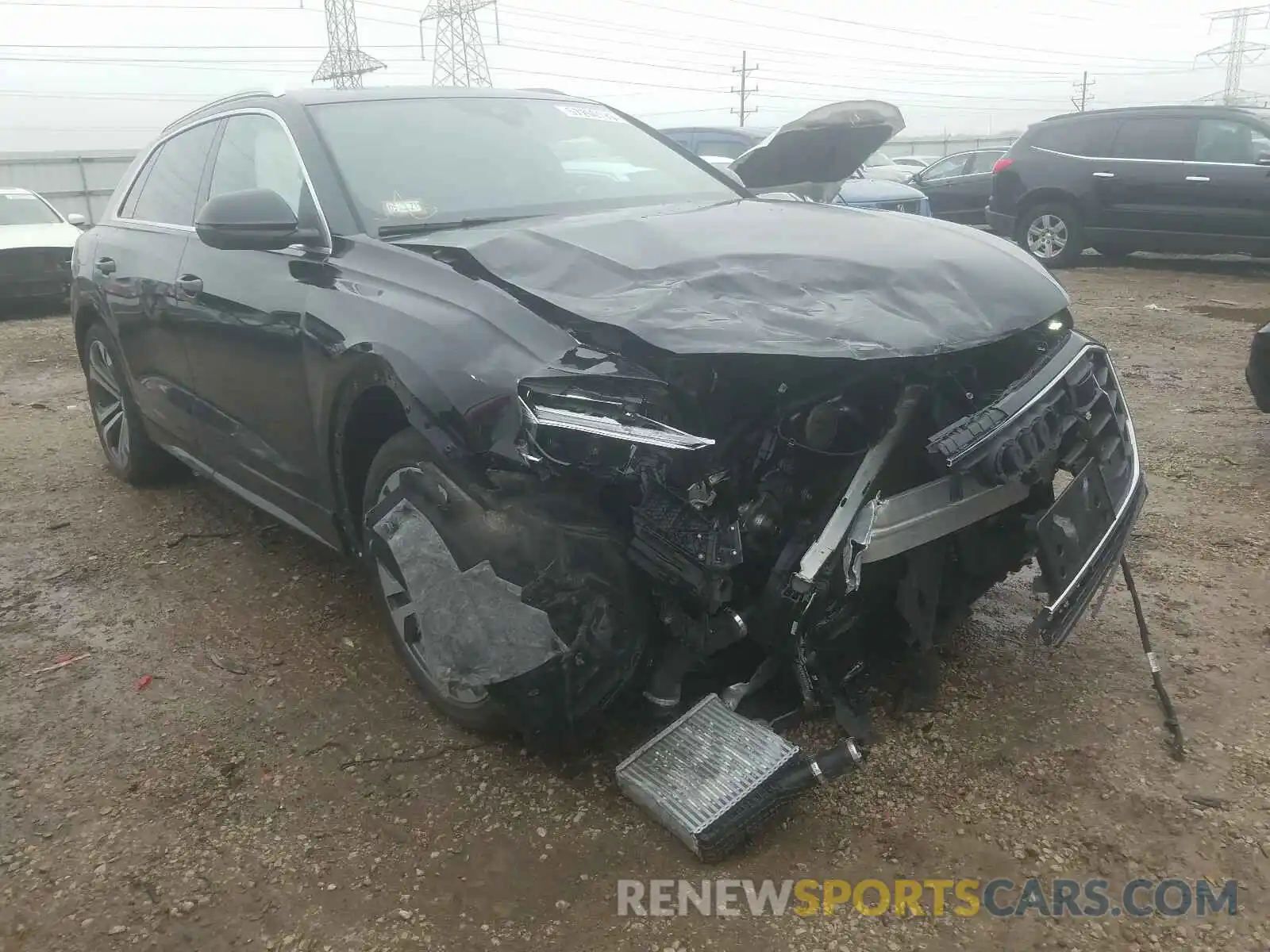 1 Фотография поврежденного автомобиля WA1BVAF19KD036520 AUDI Q8 PREMIUM 2019