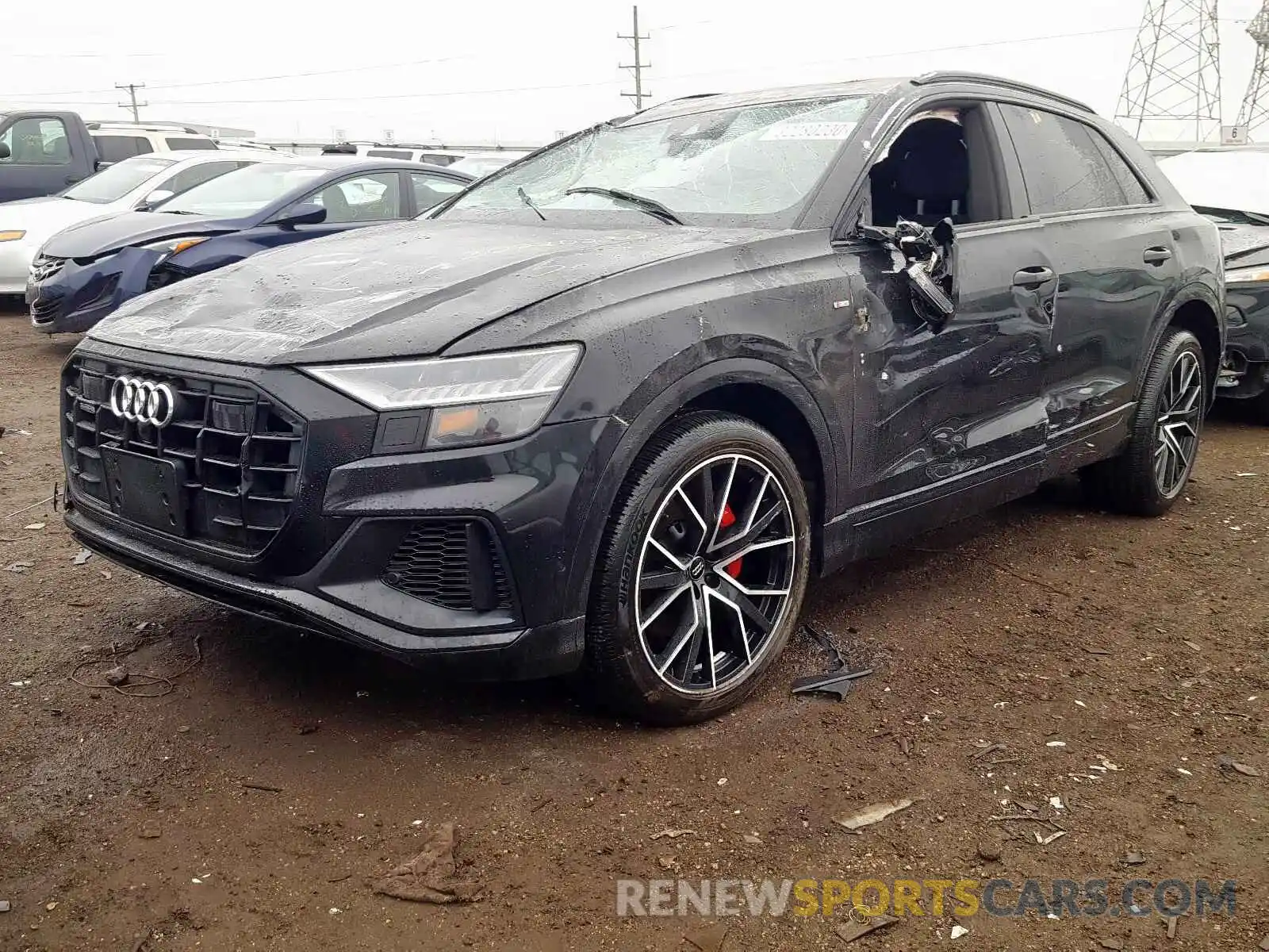 2 Фотография поврежденного автомобиля WA1EVAF10KD036242 AUDI Q8 PREMIUM 2019