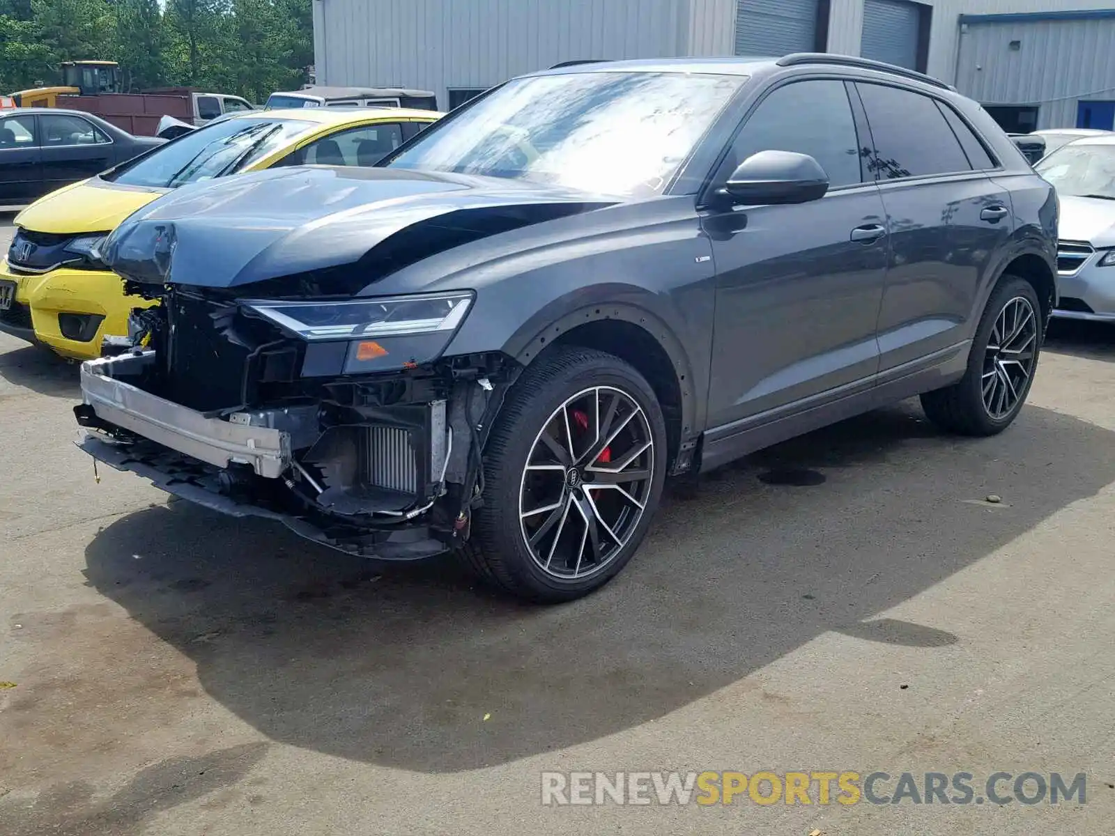 2 Photograph of a damaged car WA1EVAF15KD005701 AUDI Q8 PREMIUM 2019