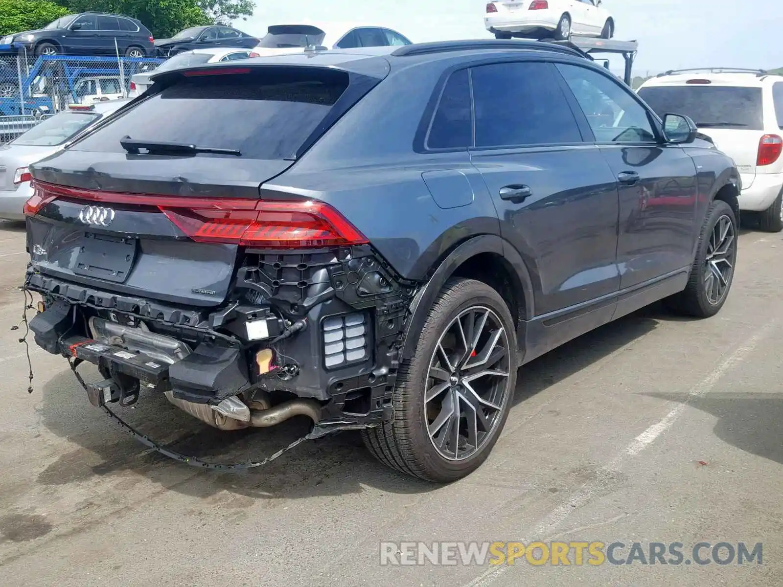 4 Фотография поврежденного автомобиля WA1EVAF15KD005701 AUDI Q8 PREMIUM 2019