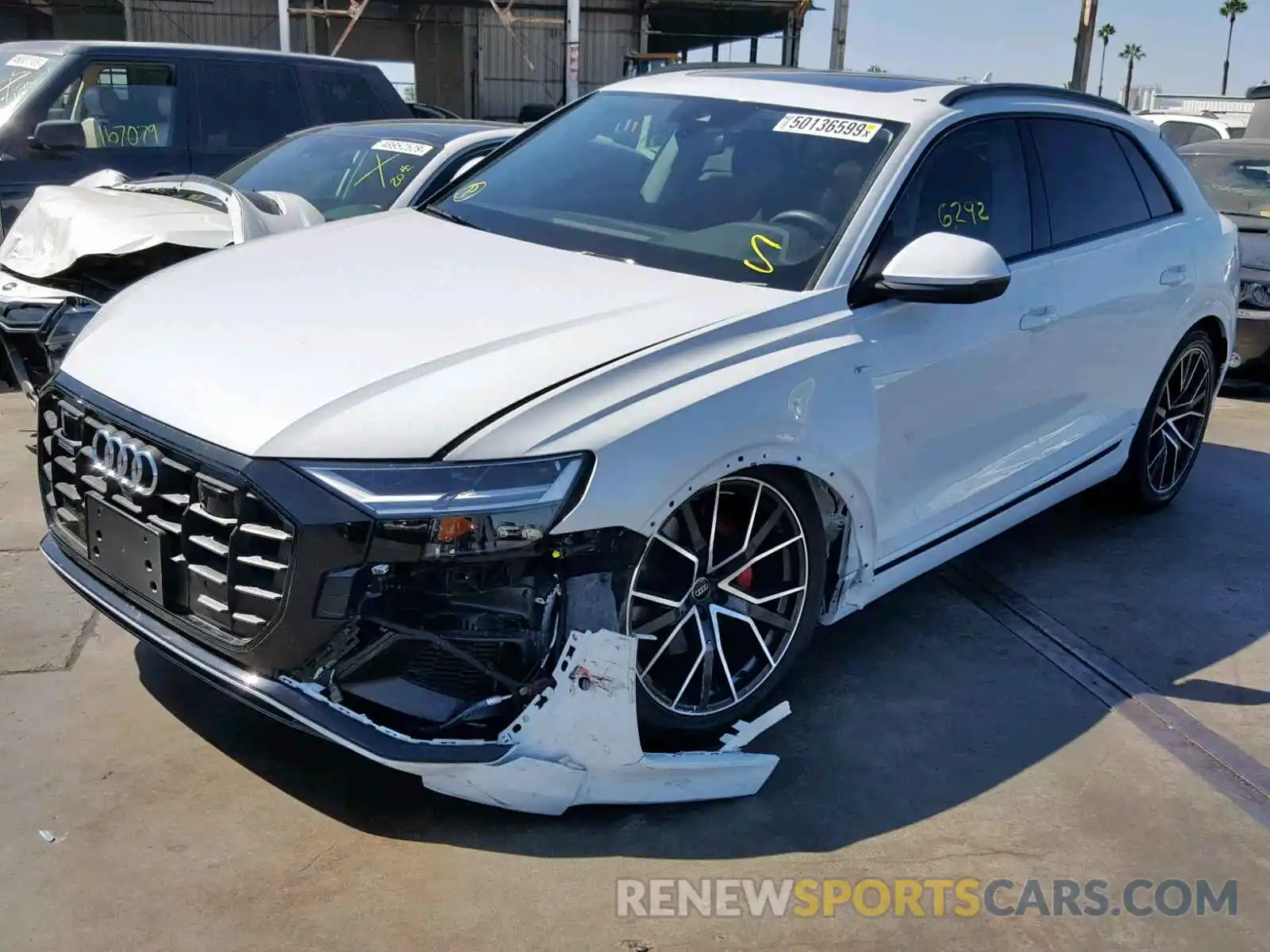 2 Photograph of a damaged car WA1EVAF15KD011904 AUDI Q8 PREMIUM 2019