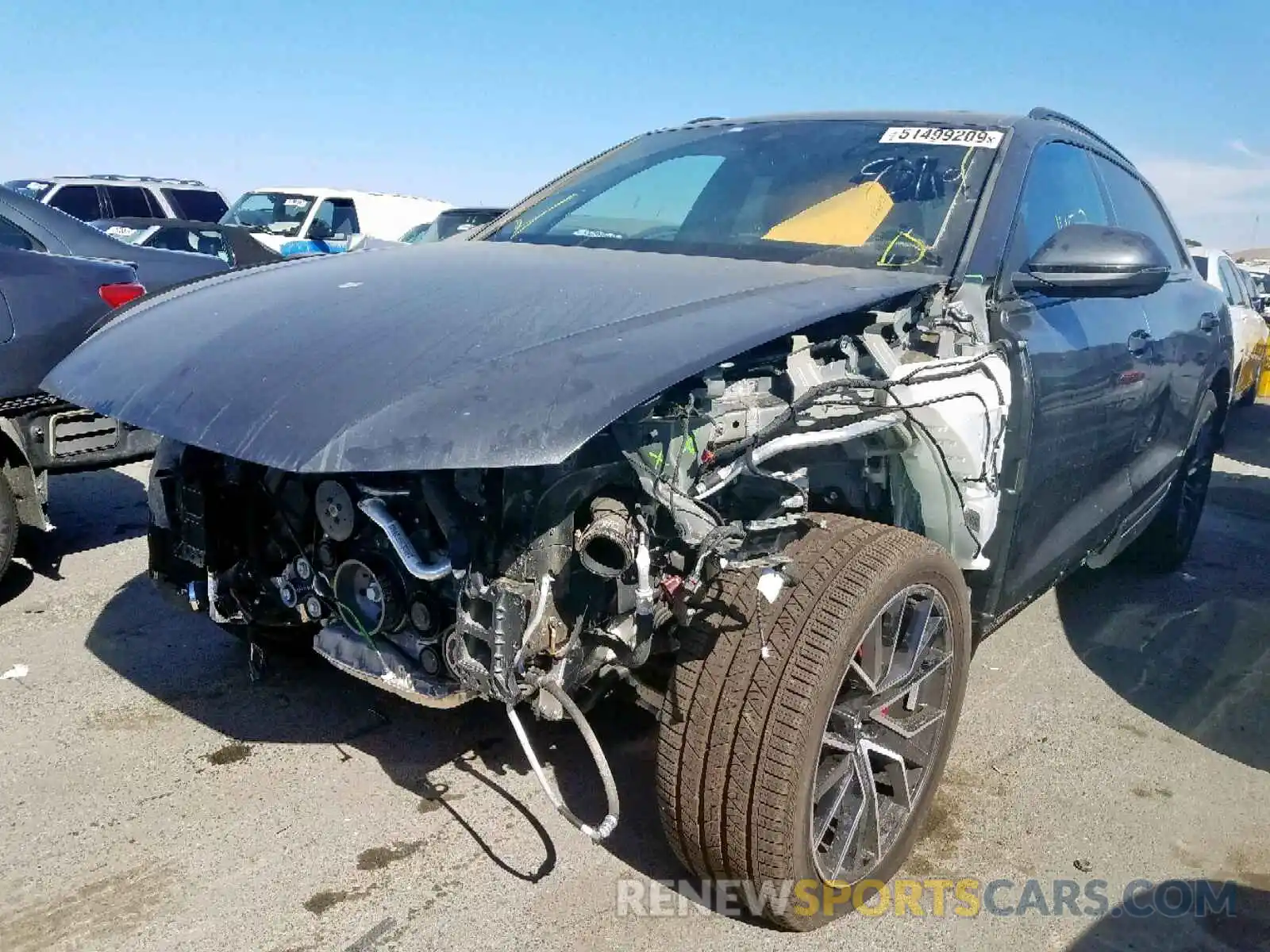 2 Photograph of a damaged car WA1EVAF17KD018255 AUDI Q8 PREMIUM 2019