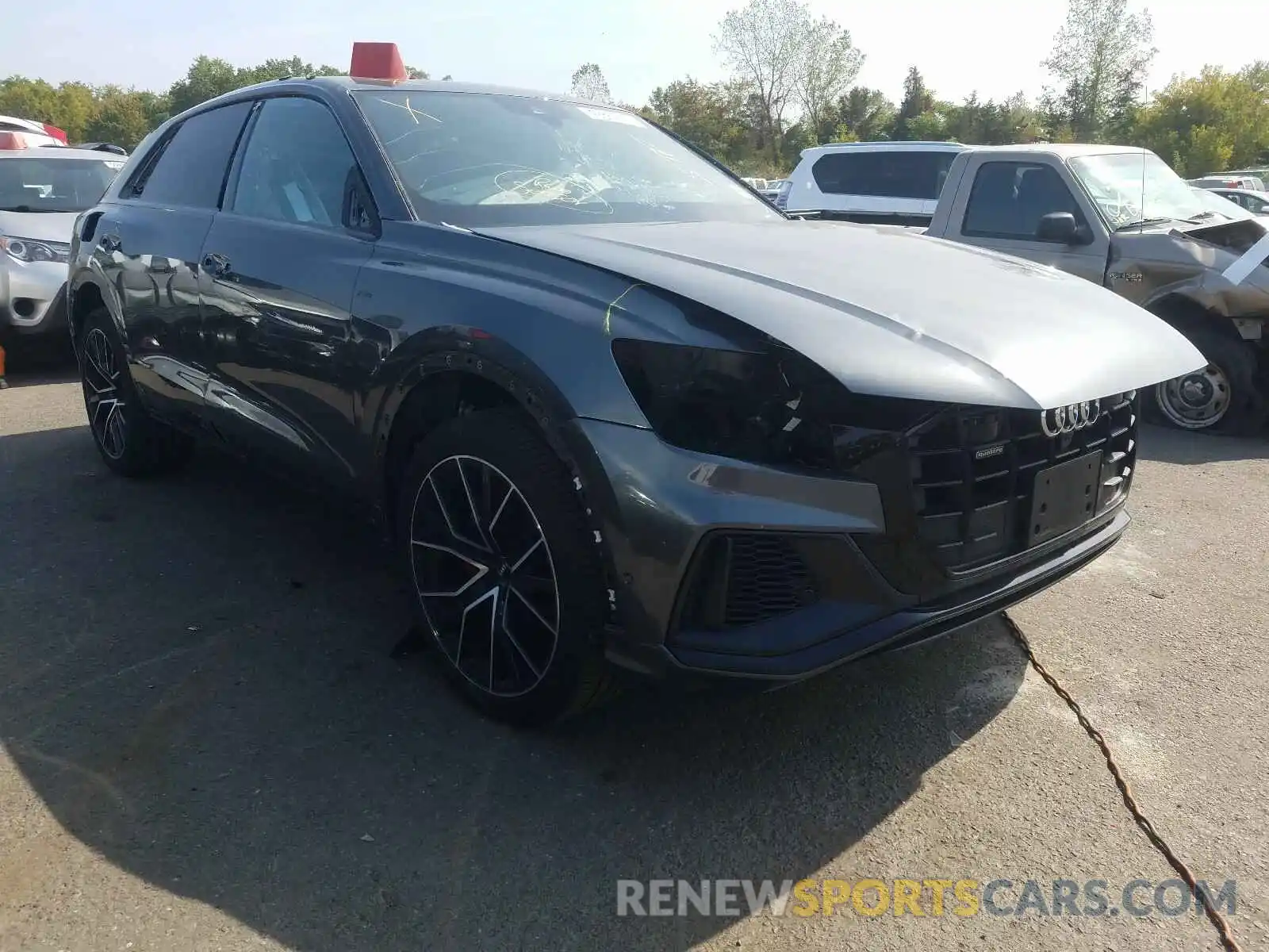 1 Photograph of a damaged car WA1EVAF18KD036926 AUDI Q8 PREMIUM 2019