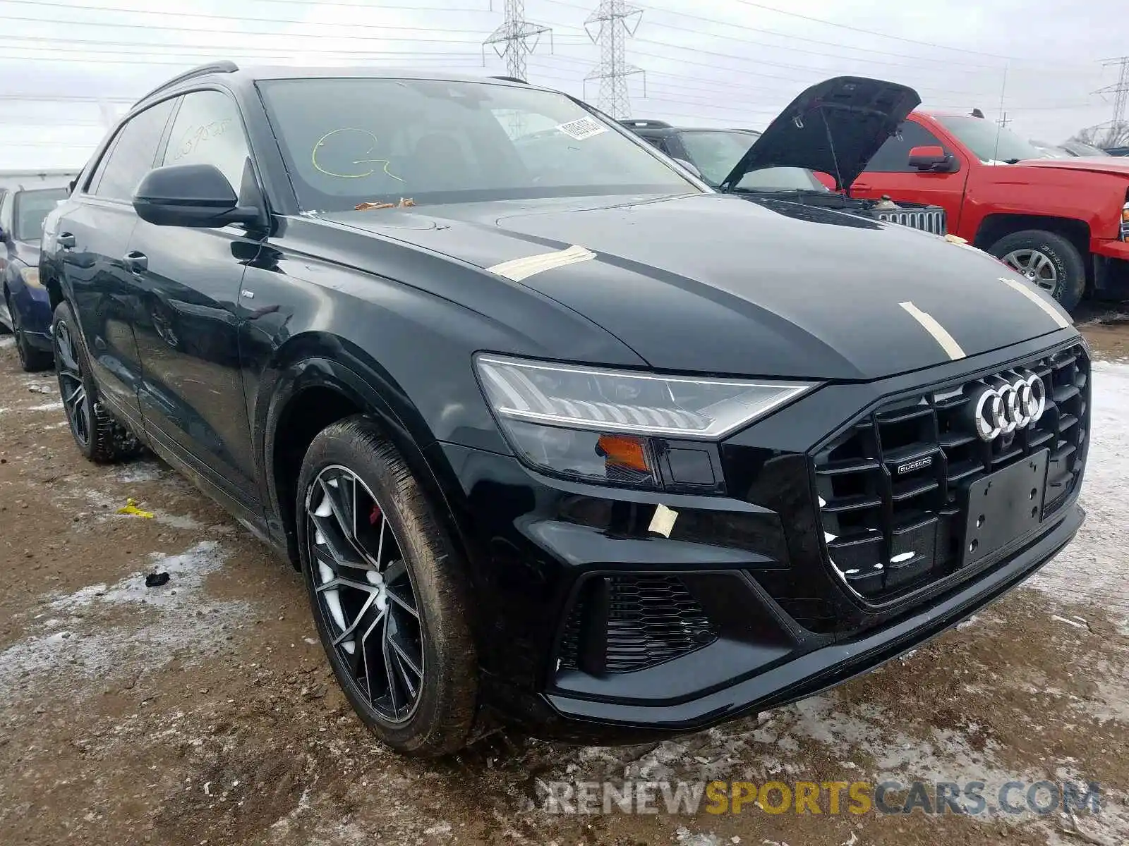 1 Фотография поврежденного автомобиля WA1EVAF19KD038863 AUDI Q8 PREMIUM 2019