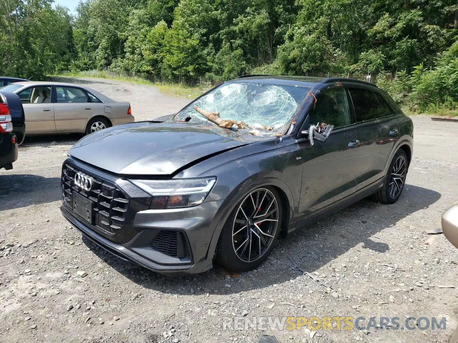 2 Photograph of a damaged car WA1EVAF16LD017941 AUDI Q8 PREMIUM 2020