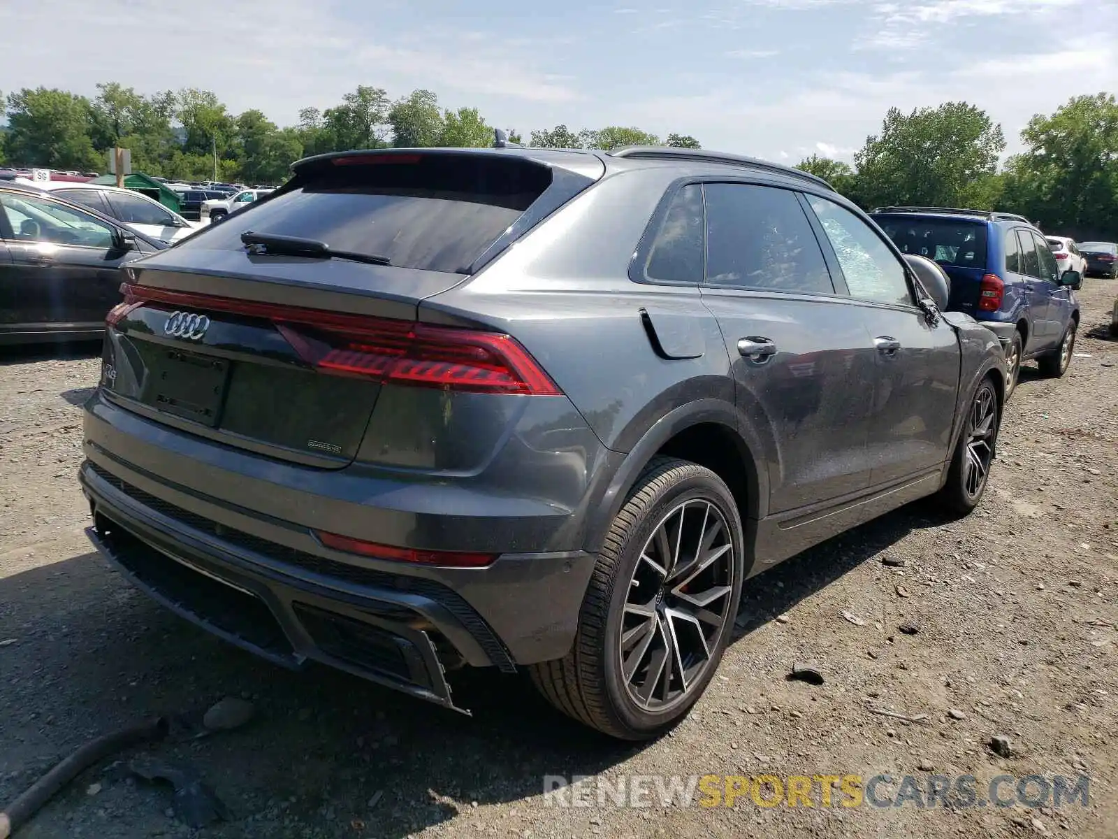 4 Фотография поврежденного автомобиля WA1EVAF16LD017941 AUDI Q8 PREMIUM 2020