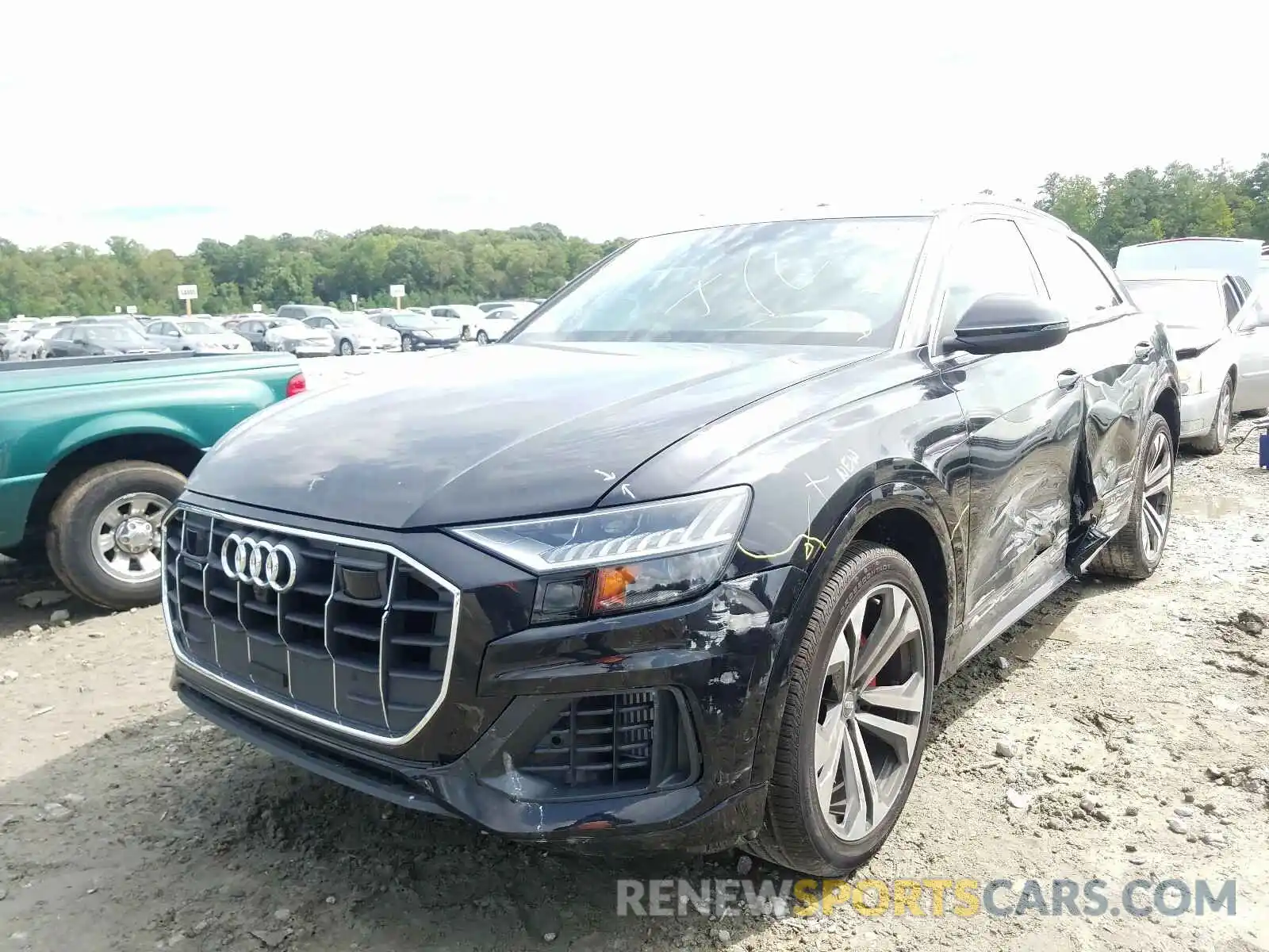 2 Фотография поврежденного автомобиля WA1CVAF16KD045292 AUDI Q8 PRESTIG 2019