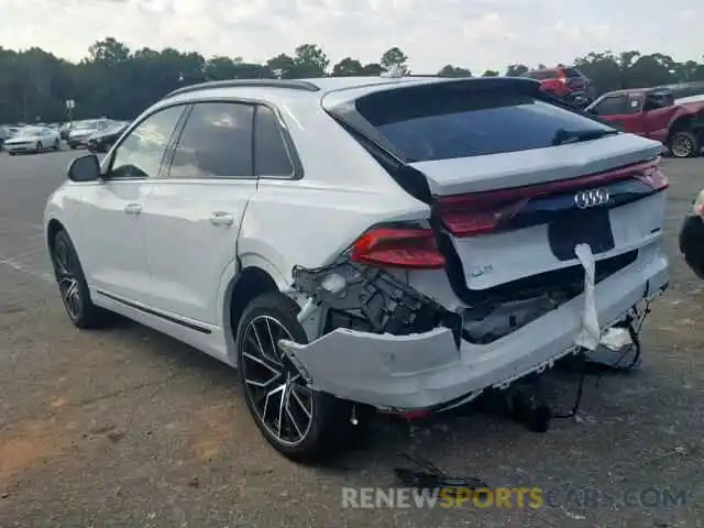 3 Photograph of a damaged car WA1FVAF13KD010819 AUDI Q8 PRESTIG 2019