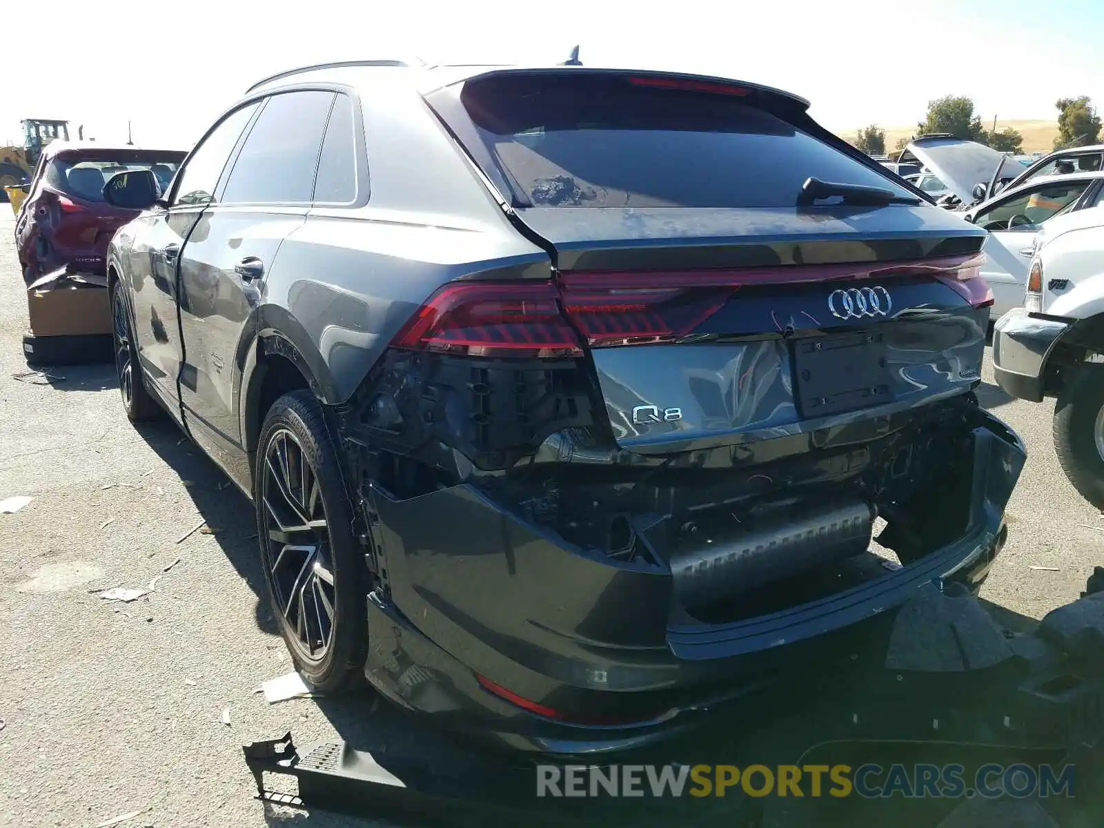 3 Photograph of a damaged car WA1FVAF19KD022330 AUDI Q8 PRESTIG 2019