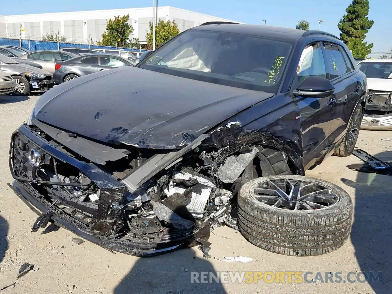 2 Photograph of a damaged car WA1FVBF15KD036053 AUDI Q8 PRESTIG 2019