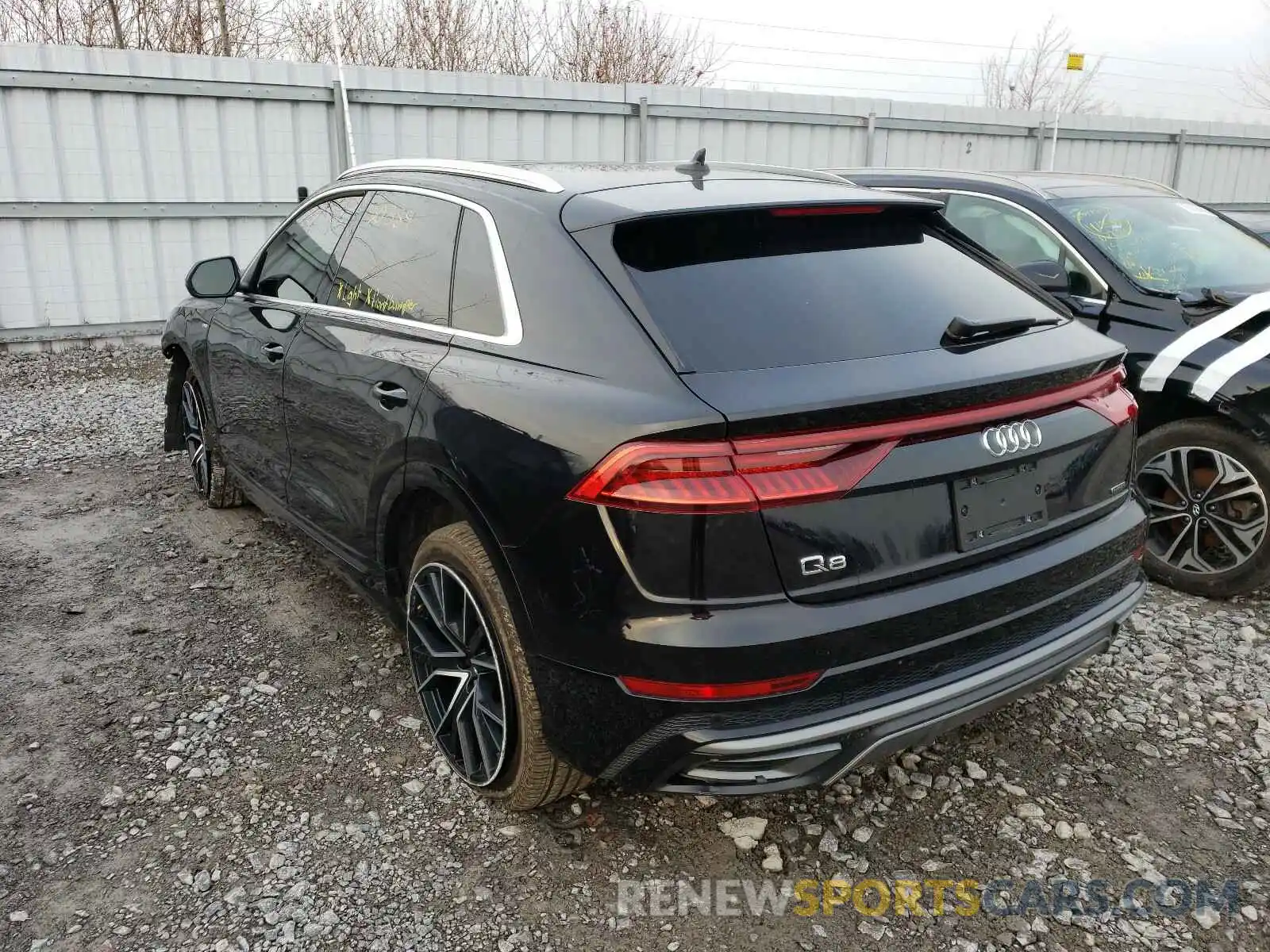 3 Photograph of a damaged car WA1DVAF10KD018383 AUDI Q8 PROGRES 2019