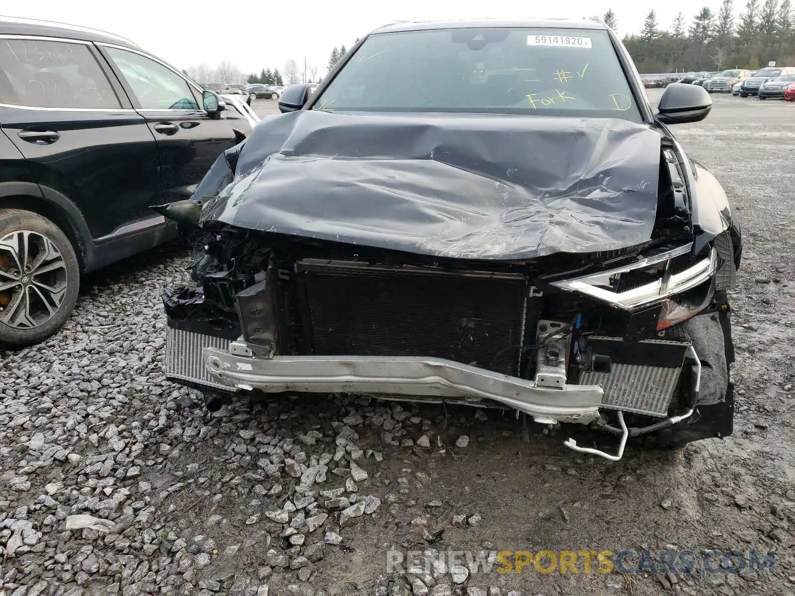 9 Photograph of a damaged car WA1DVAF10KD018383 AUDI Q8 PROGRES 2019