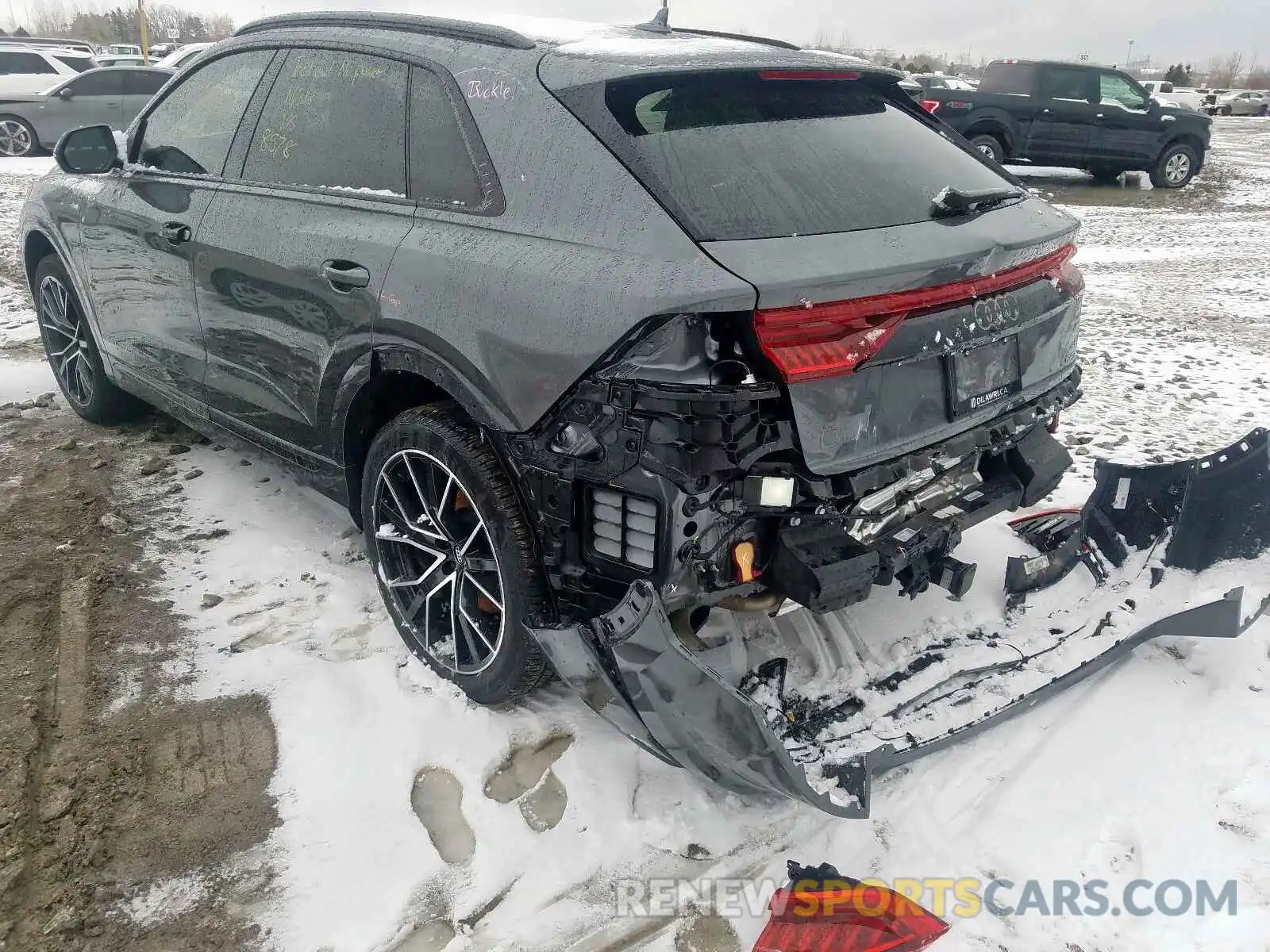 3 Photograph of a damaged car WA1DVAF11KD032566 AUDI Q8 PROGRES 2019