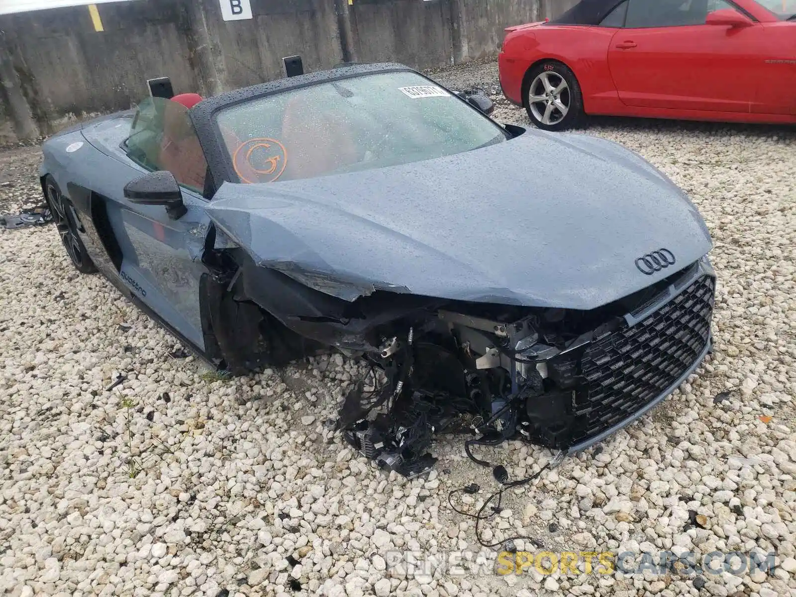 1 Photograph of a damaged car WUA4BCFX0L7900137 AUDI R8 2020