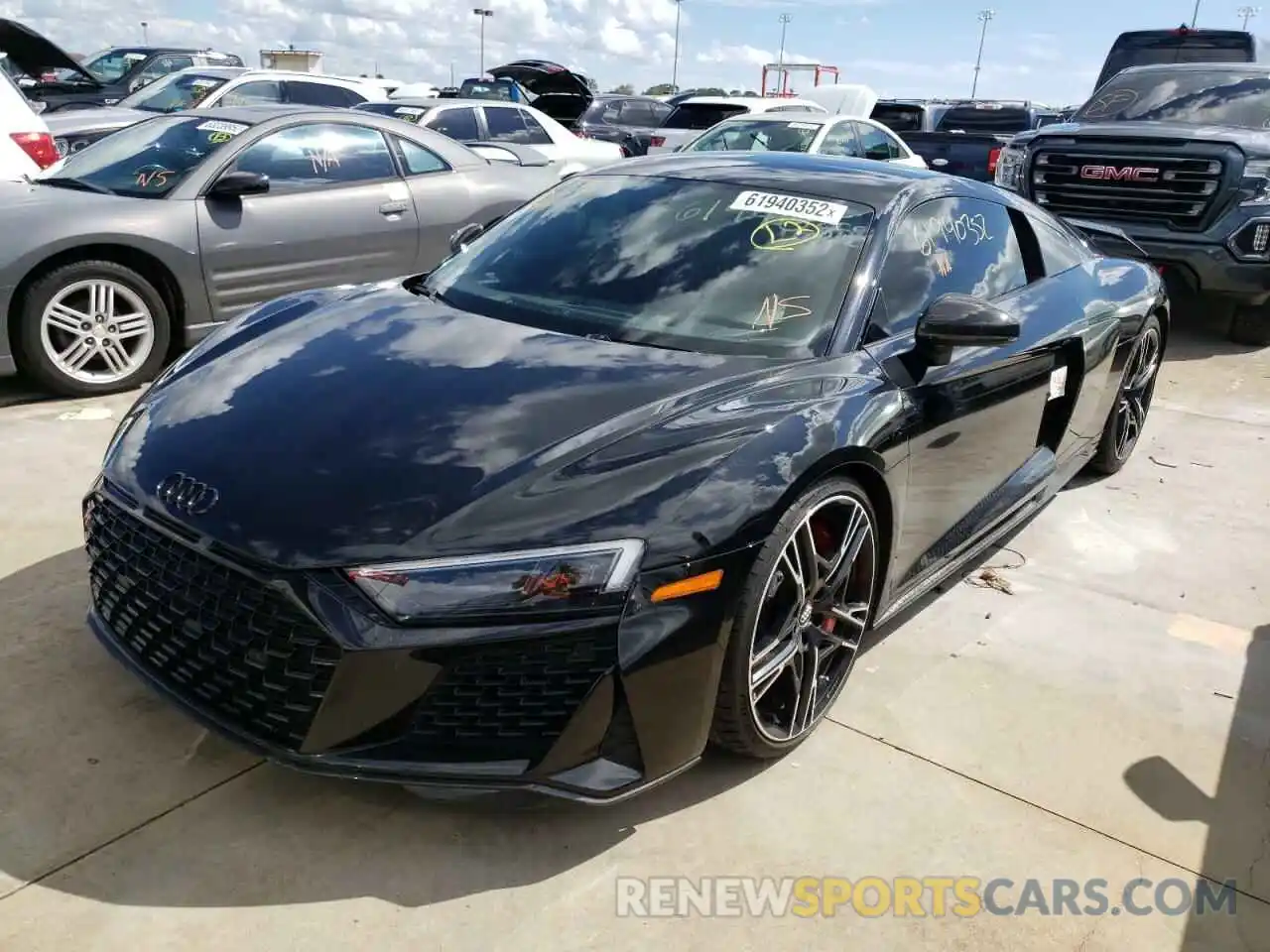 2 Photograph of a damaged car WUAKBAFX0L7900375 AUDI R8 2020