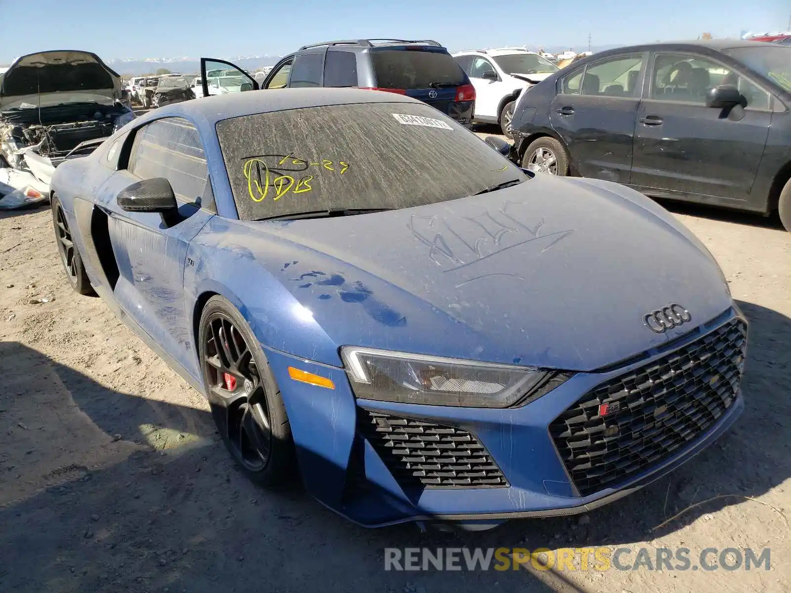 1 Photograph of a damaged car WUAKBAFX5L7900405 AUDI R8 2020