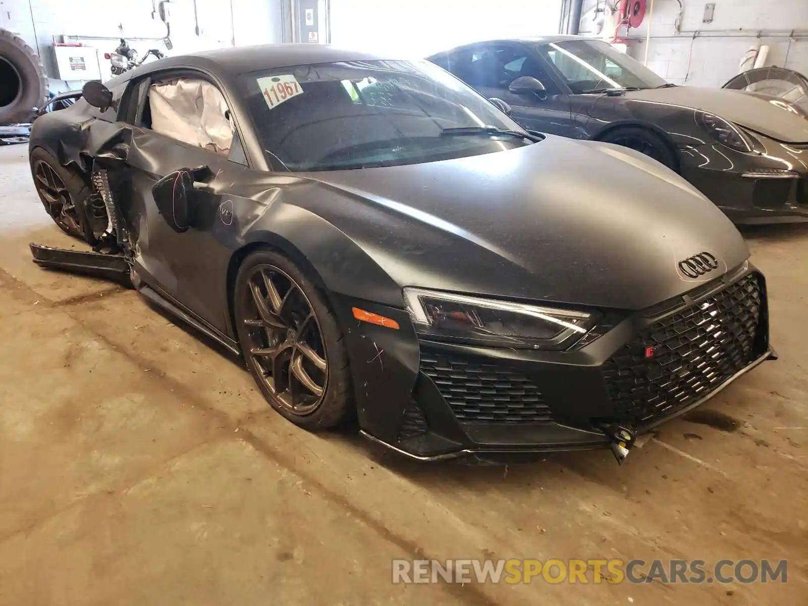 1 Photograph of a damaged car WUAKBAFX9L7900102 AUDI R8 2020