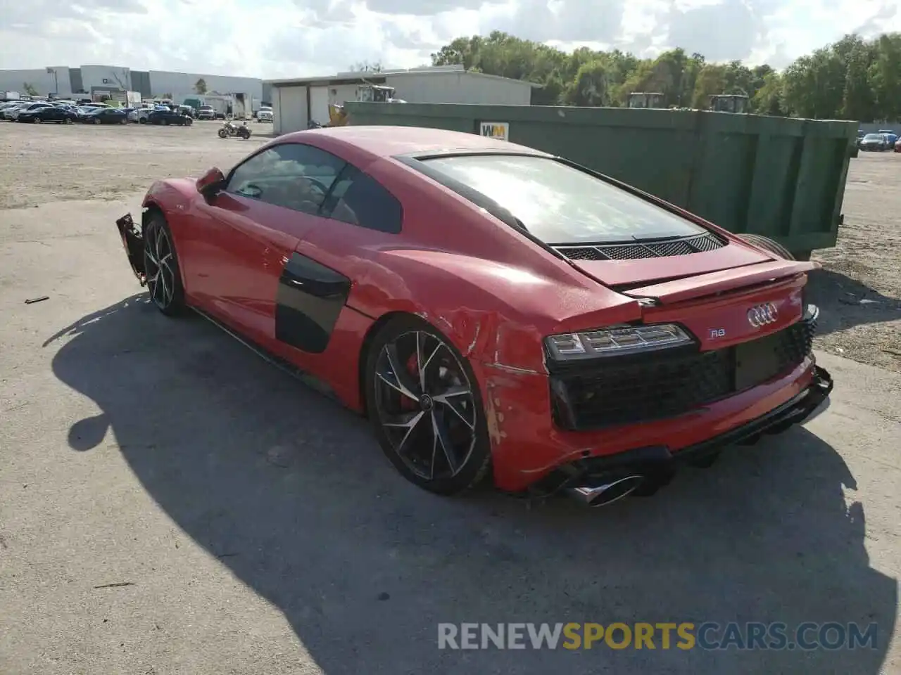 3 Photograph of a damaged car WUACEAFX8N7900266 AUDI R8 2022