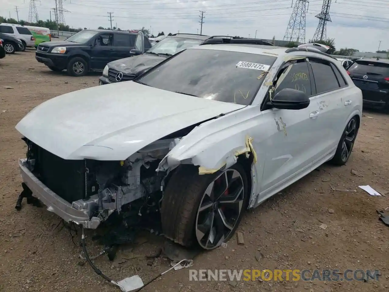 2 Photograph of a damaged car WU1ARBF11MD024413 AUDI RS 2021