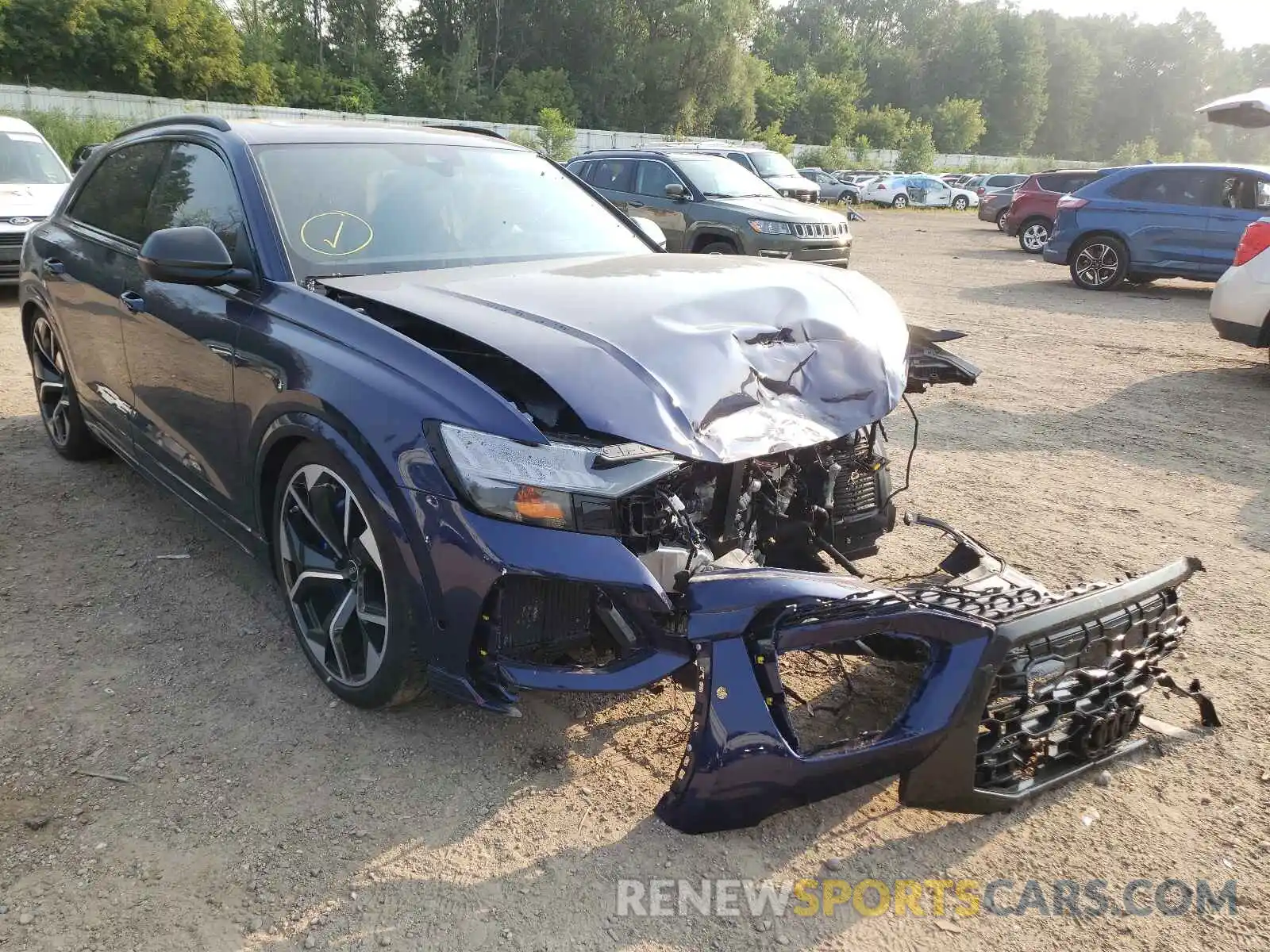 1 Photograph of a damaged car WU1ARBF13MD010142 AUDI RS 2021