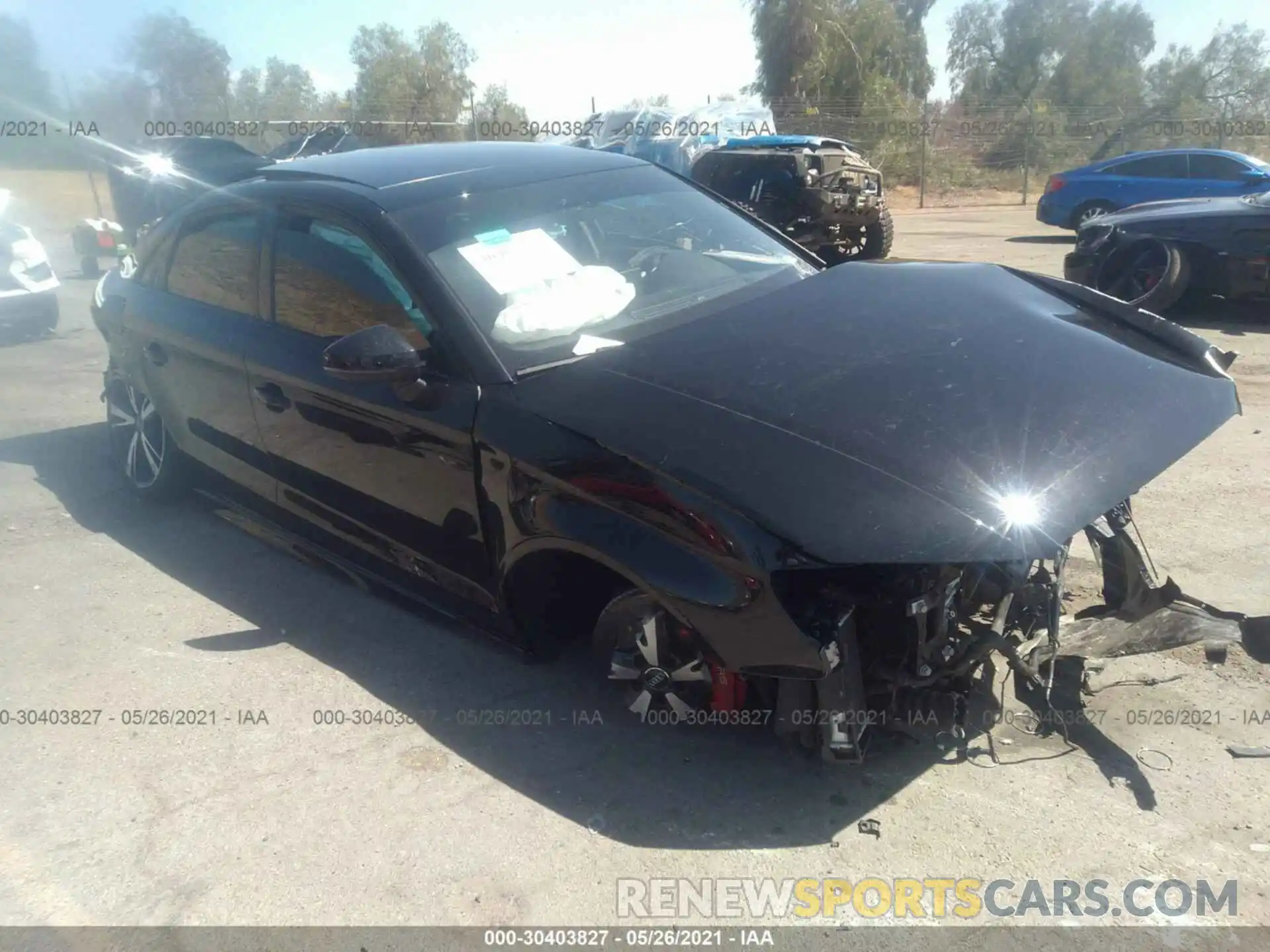 1 Photograph of a damaged car WUABWGFF0KA900246 AUDI RS 3 2019