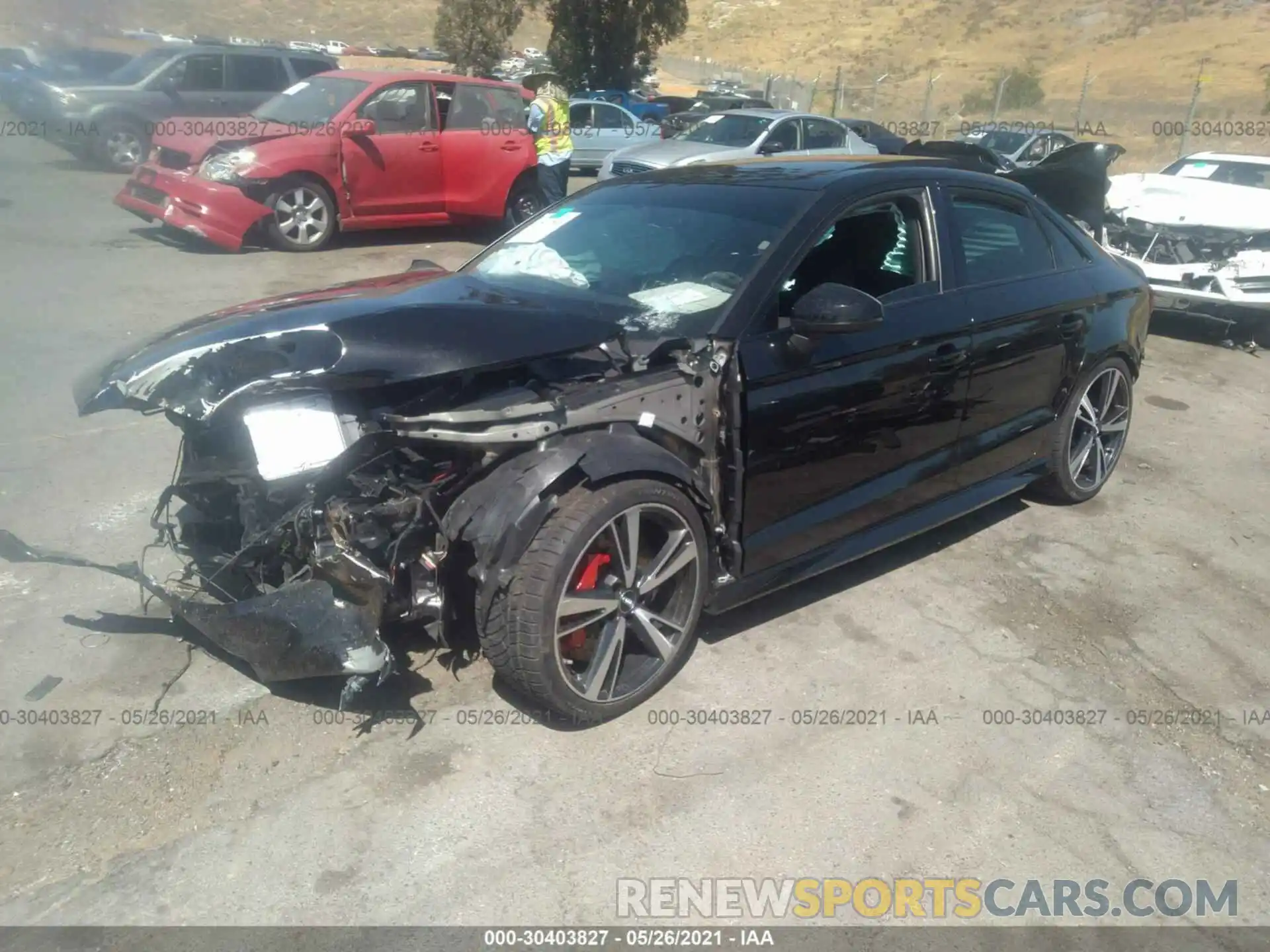 2 Photograph of a damaged car WUABWGFF0KA900246 AUDI RS 3 2019