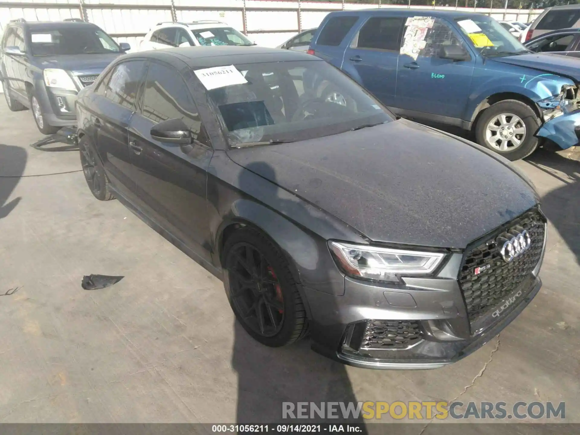 1 Photograph of a damaged car WUABWGFF0KA907181 AUDI RS 3 2019