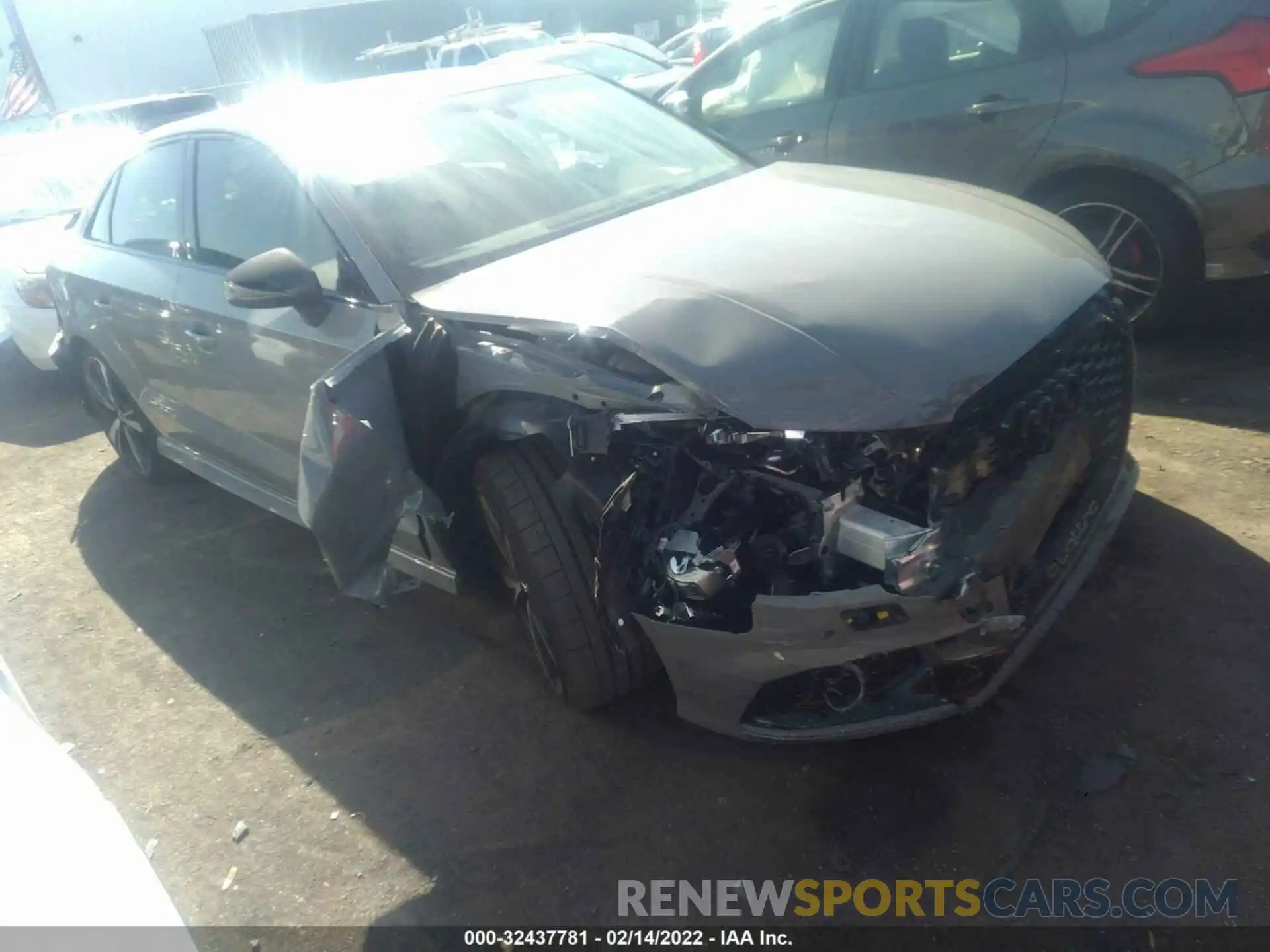 1 Photograph of a damaged car WUABWGFF1KA901230 AUDI RS 3 2019