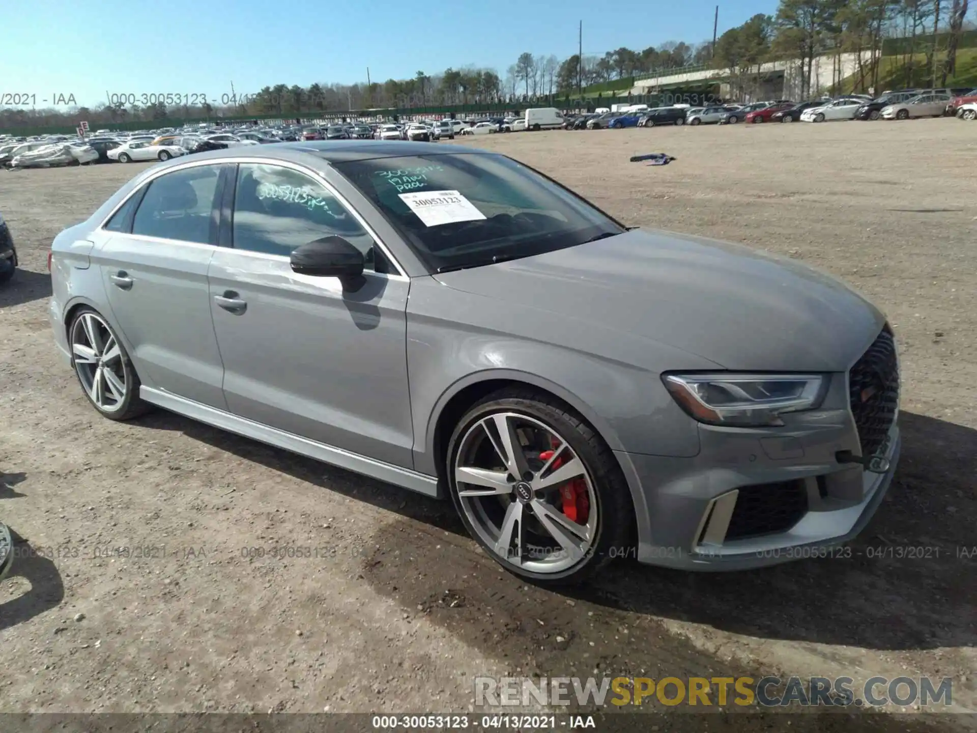 1 Photograph of a damaged car WUABWGFF2KA902242 AUDI RS 3 2019