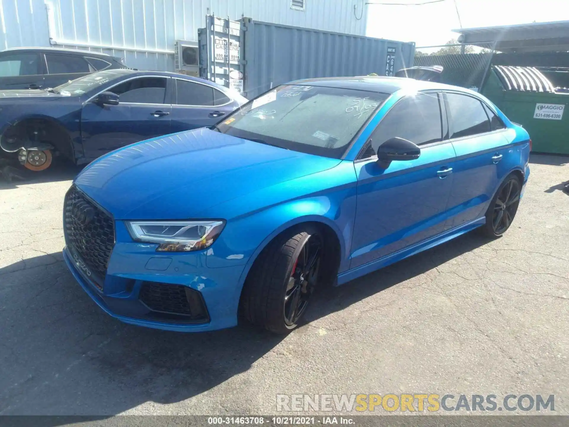 2 Фотография поврежденного автомобиля WUABWGFF2KA903777 AUDI RS 3 2019