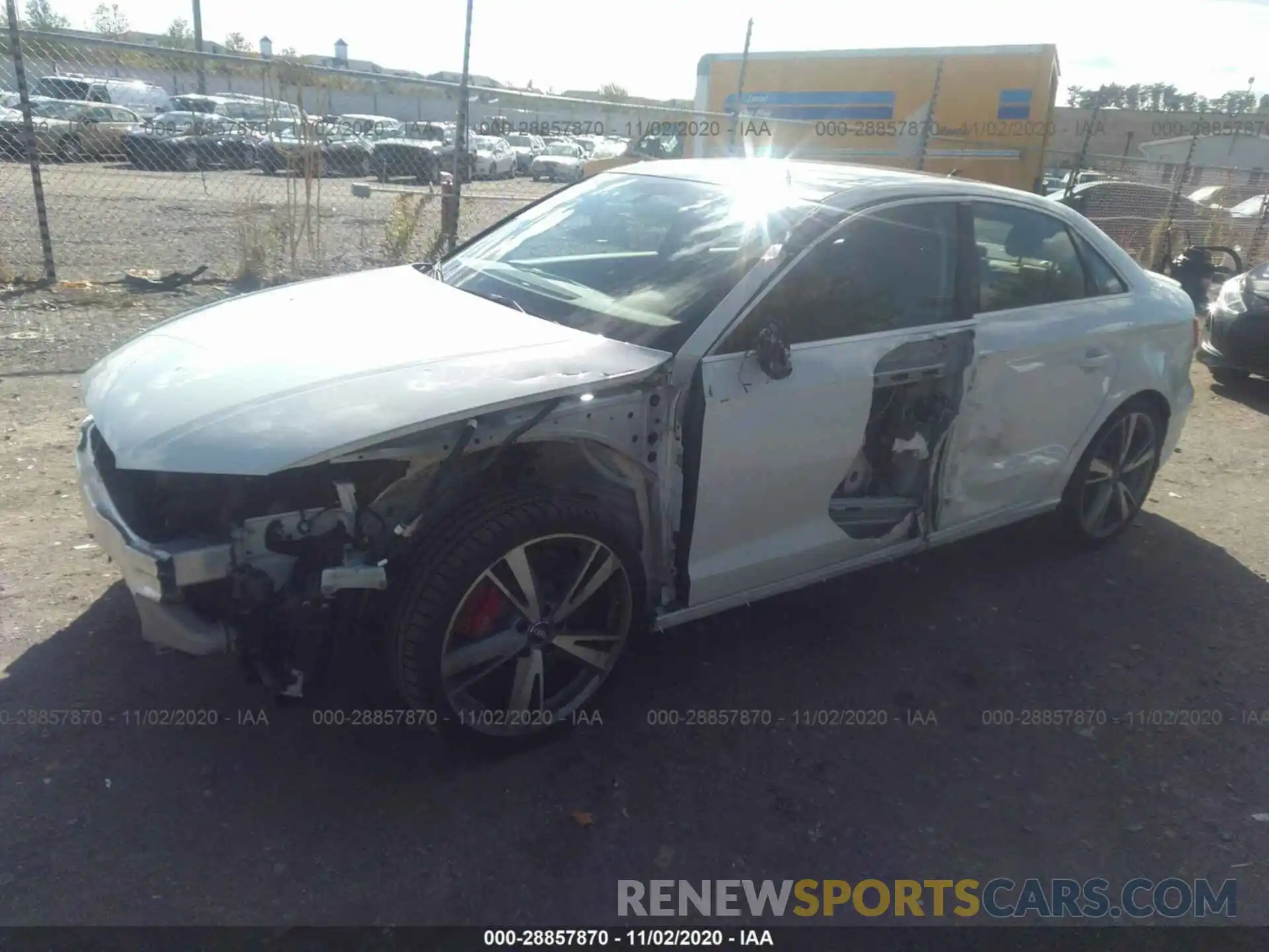 2 Photograph of a damaged car WUABWGFF2KA905304 AUDI RS 3 2019